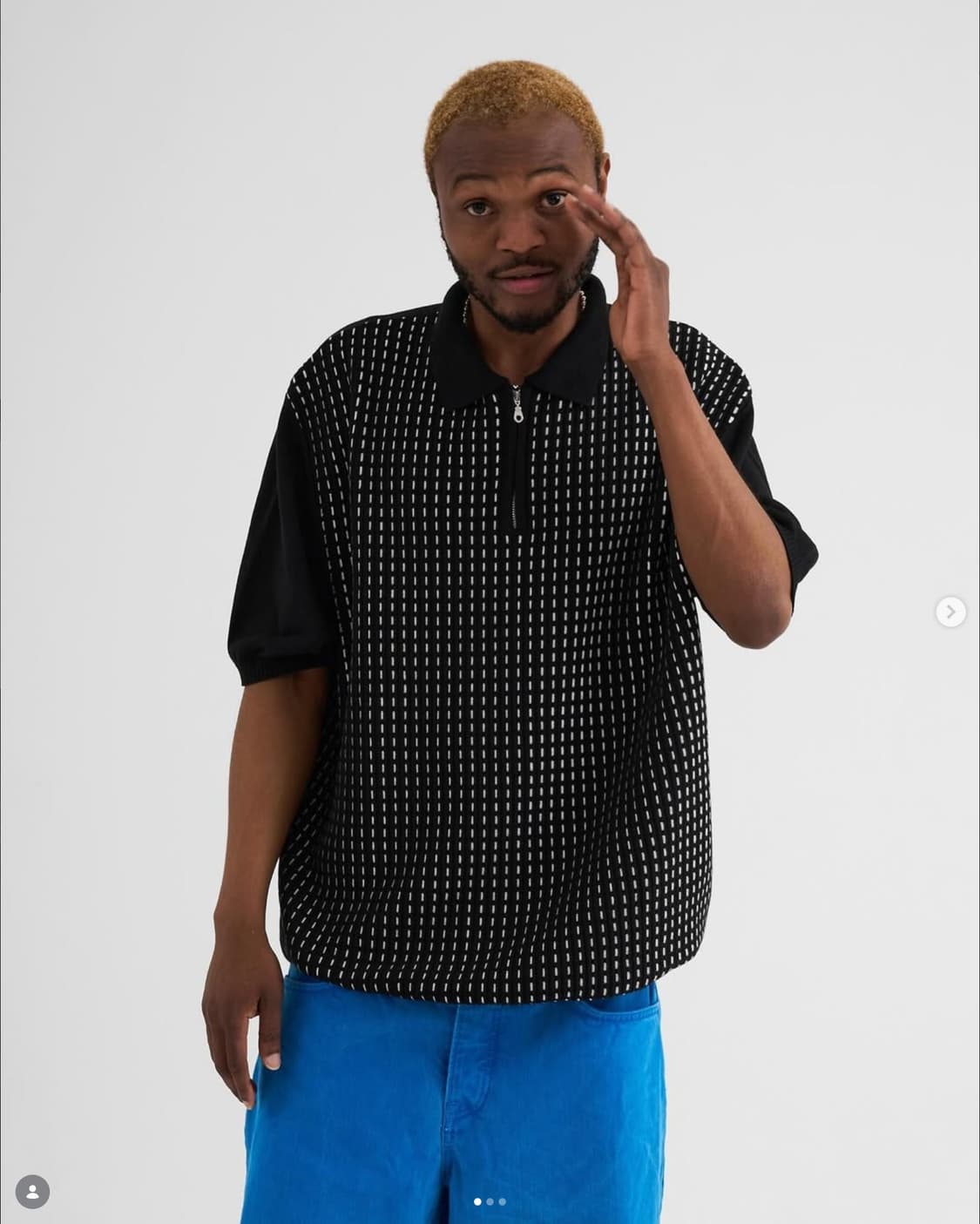 diidii 니트폴로 브라운 M사이즈 상품이미지6