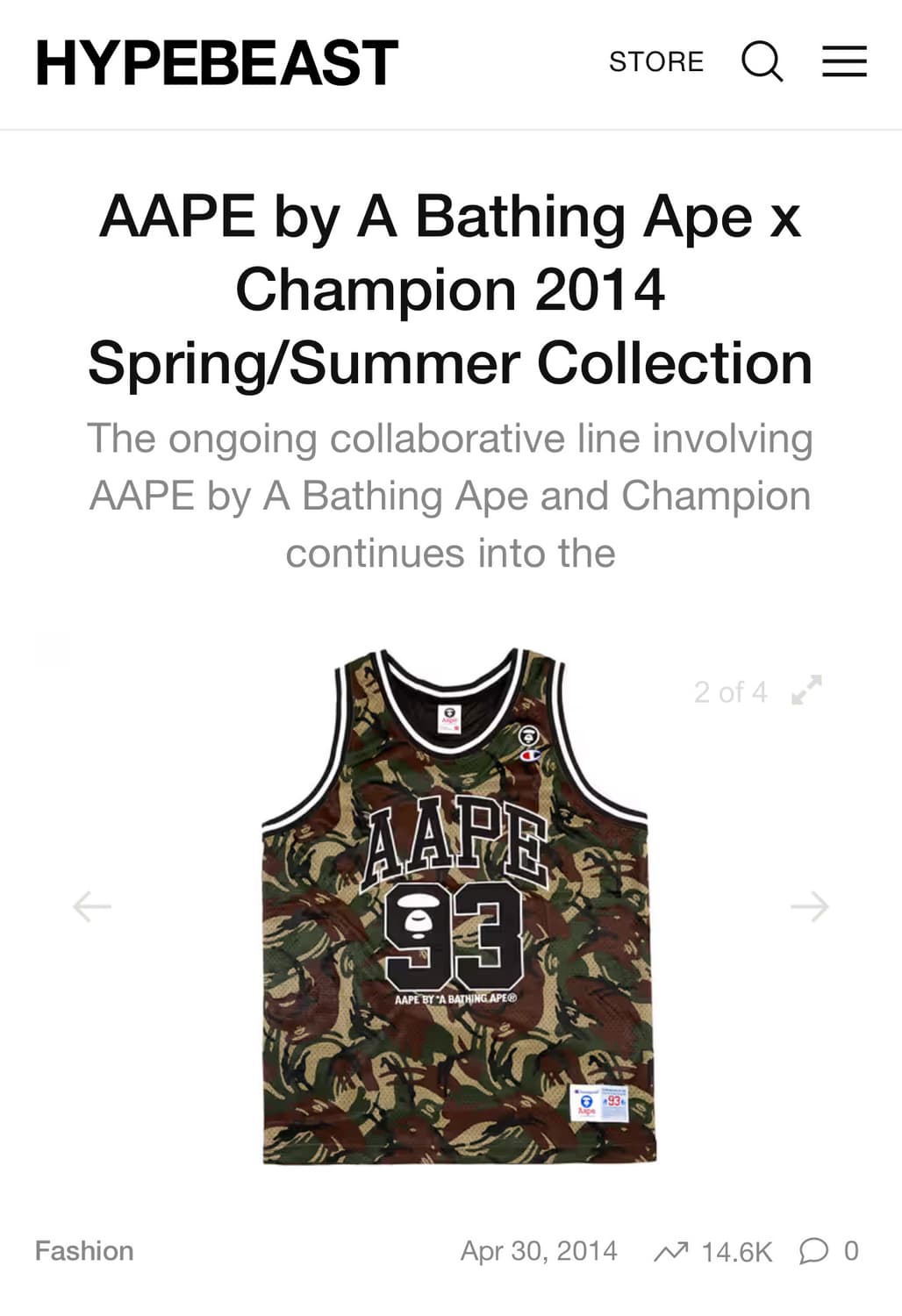AAPE x Champion 에이프 챔피옹 카모플라쥬 농구조끼 상품이미지2