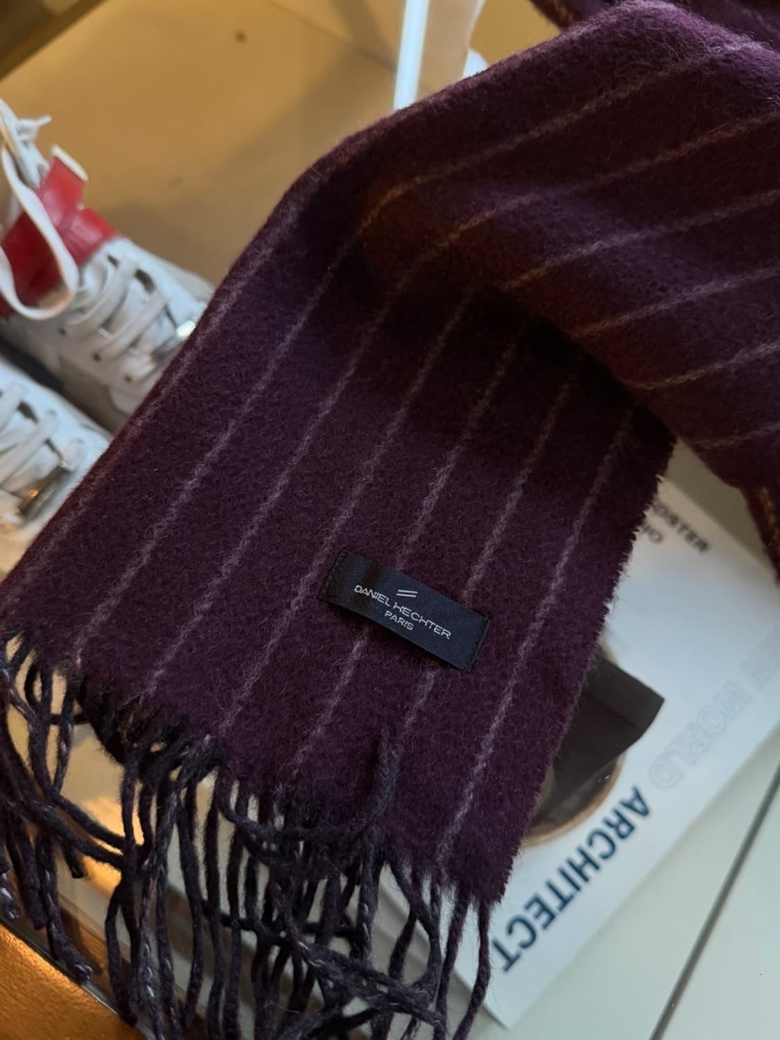 다니엘 에스떼 캐시미어 머플러 상품이미지2