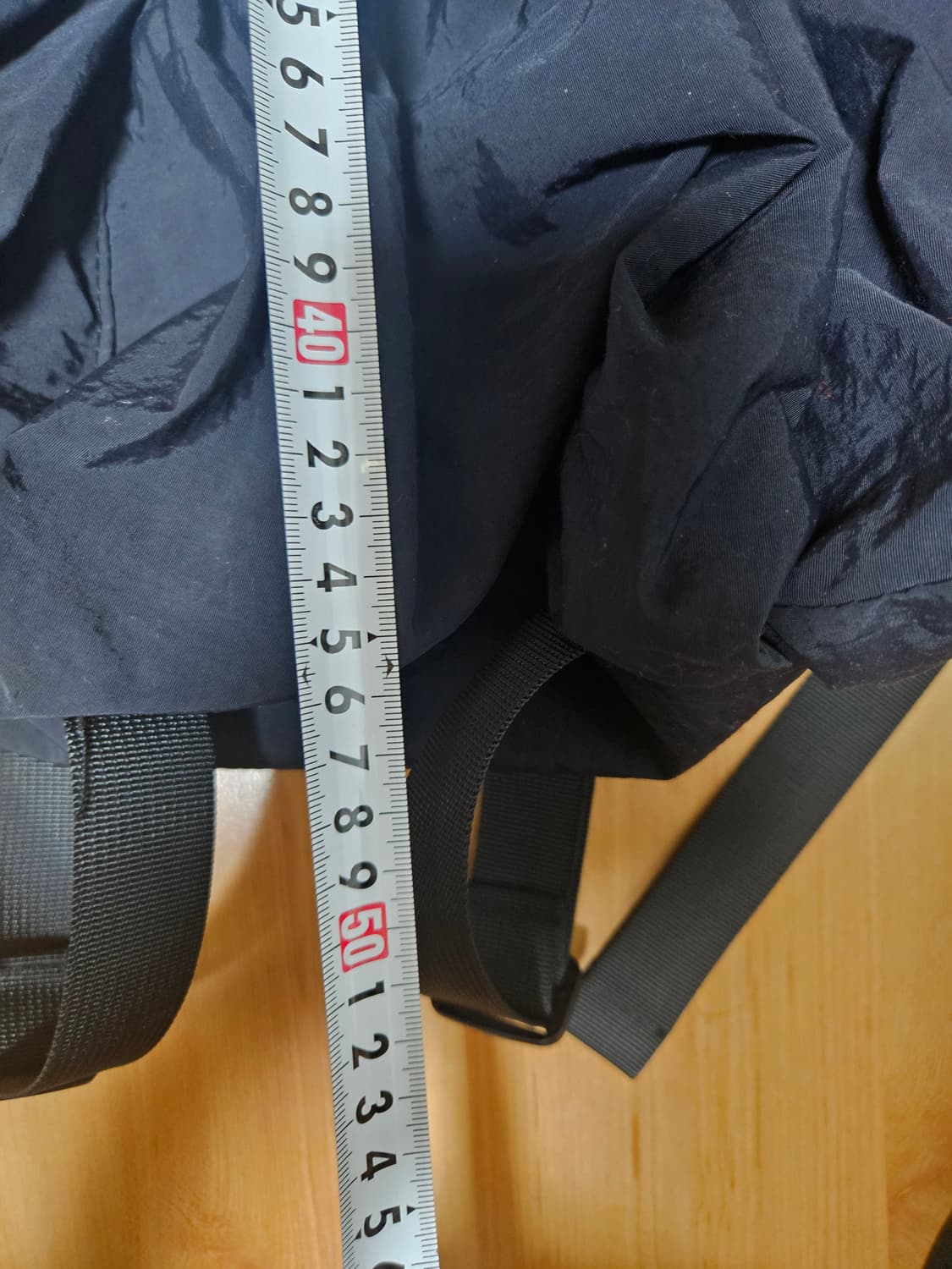 무지 스트링 백팩 상품이미지4