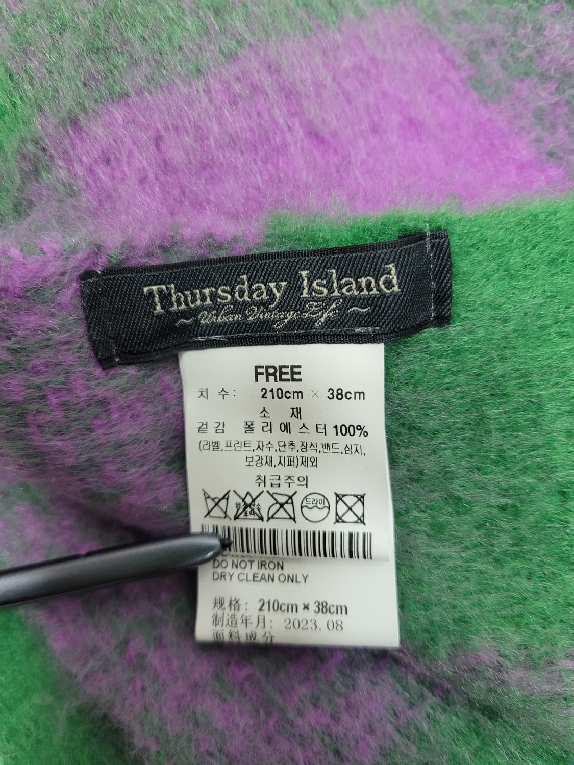 써스데이아일랜드 23FW 빅킹엄 체크 머플러 / 210x38
 상품이미지6