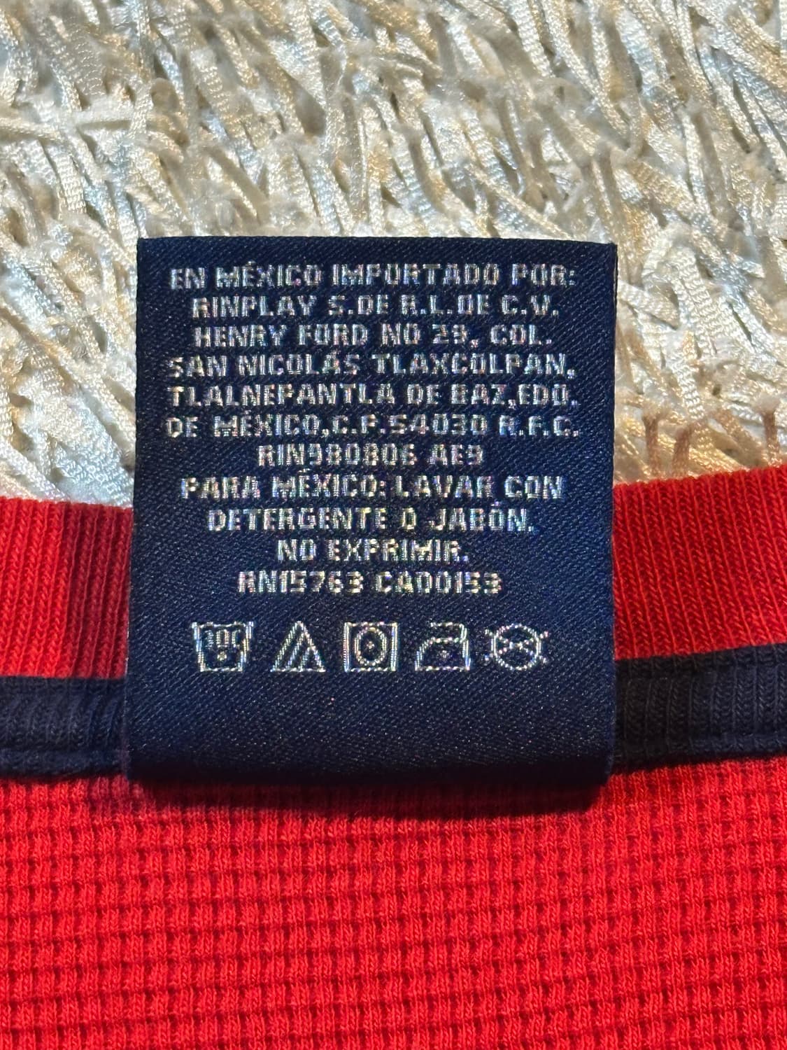 폴로 랄프로렌 와플 니트 롱슬리브 긴팔 레드 상품이미지6