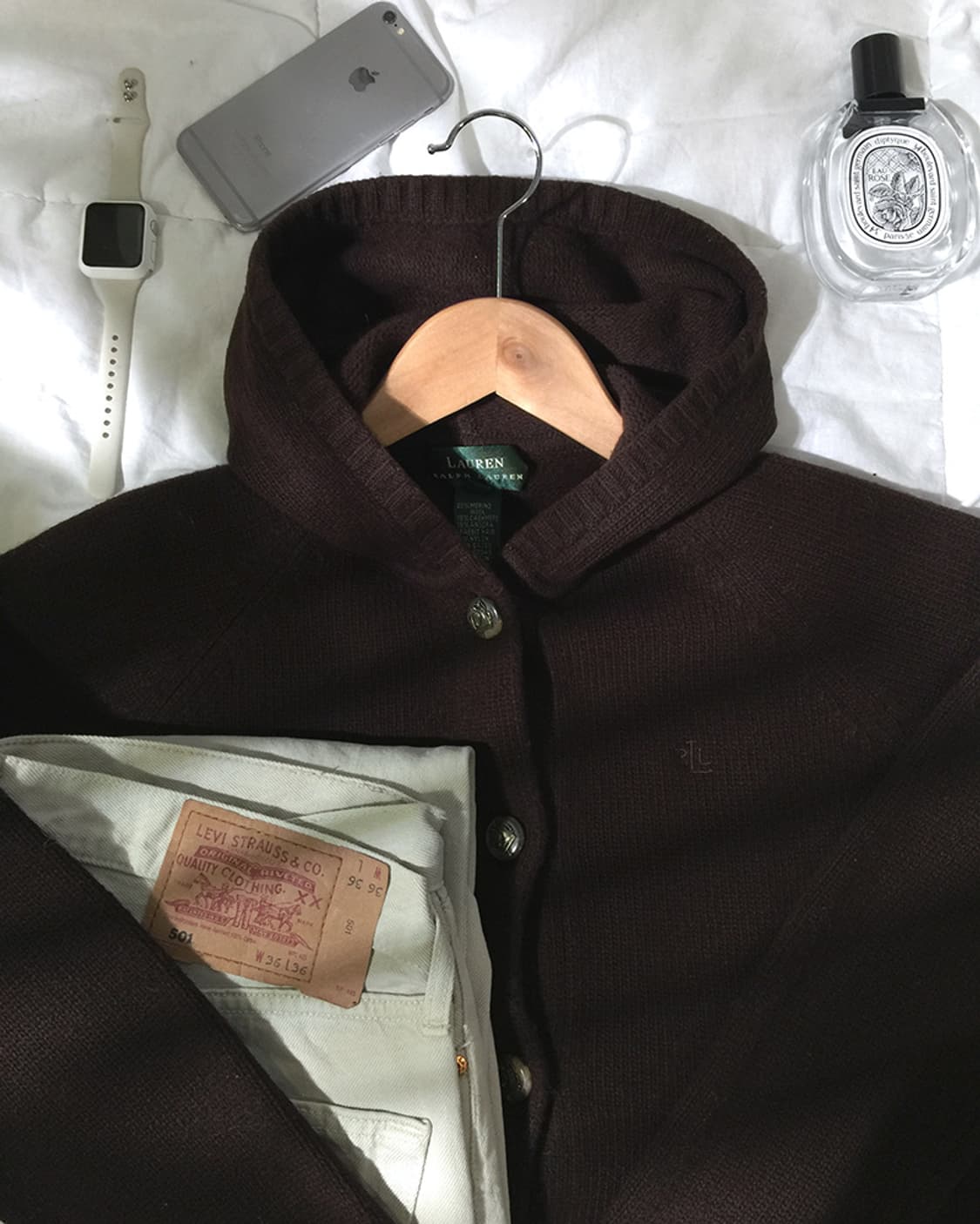 (WOMAN) 폴로랄프로렌 후드 니트가디건 M 상품이미지1