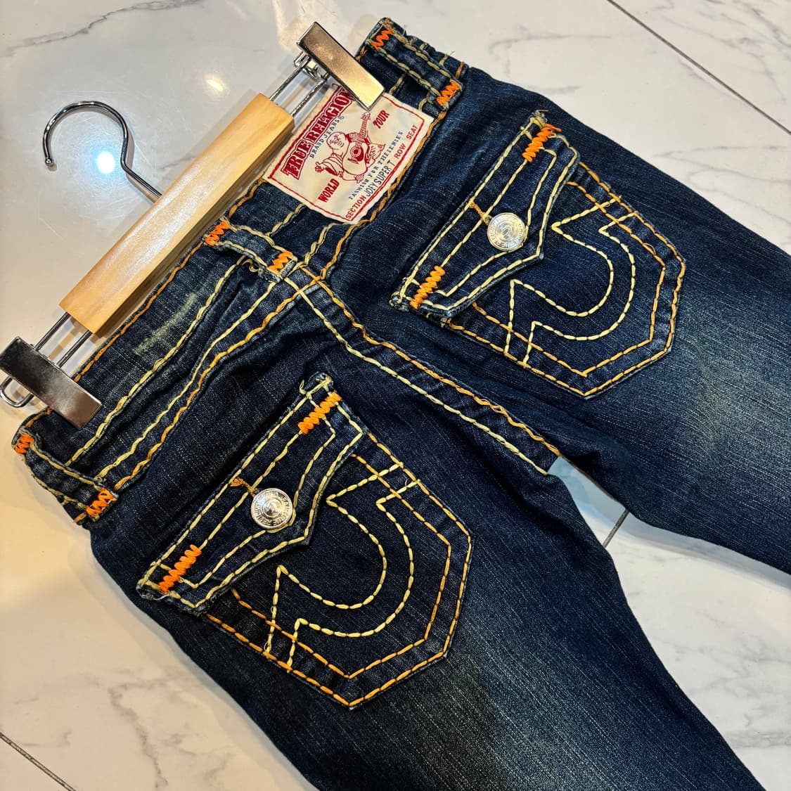 트루릴리전 joey super T 슈퍼티 로우롸이즈 부츠컷 팬츠 27 상품이미지2