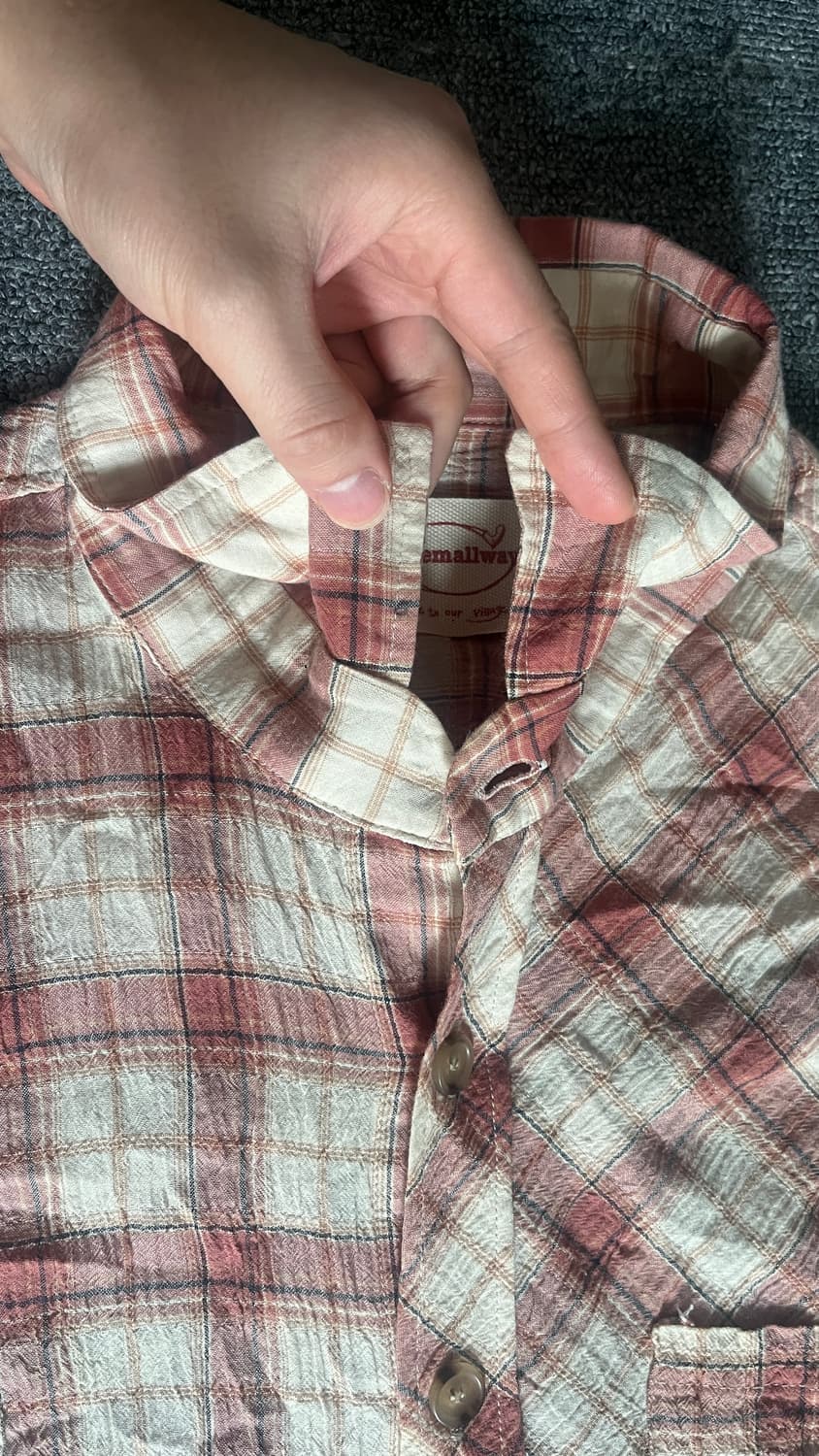 Number 25 player check shirt  상품이미지3