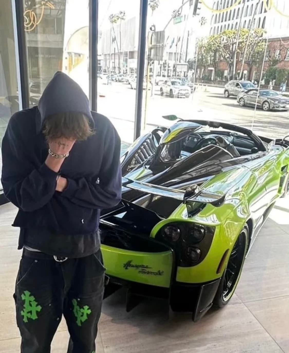 90s 빈티지 러셀 후드 네이비 L 상품이미지7