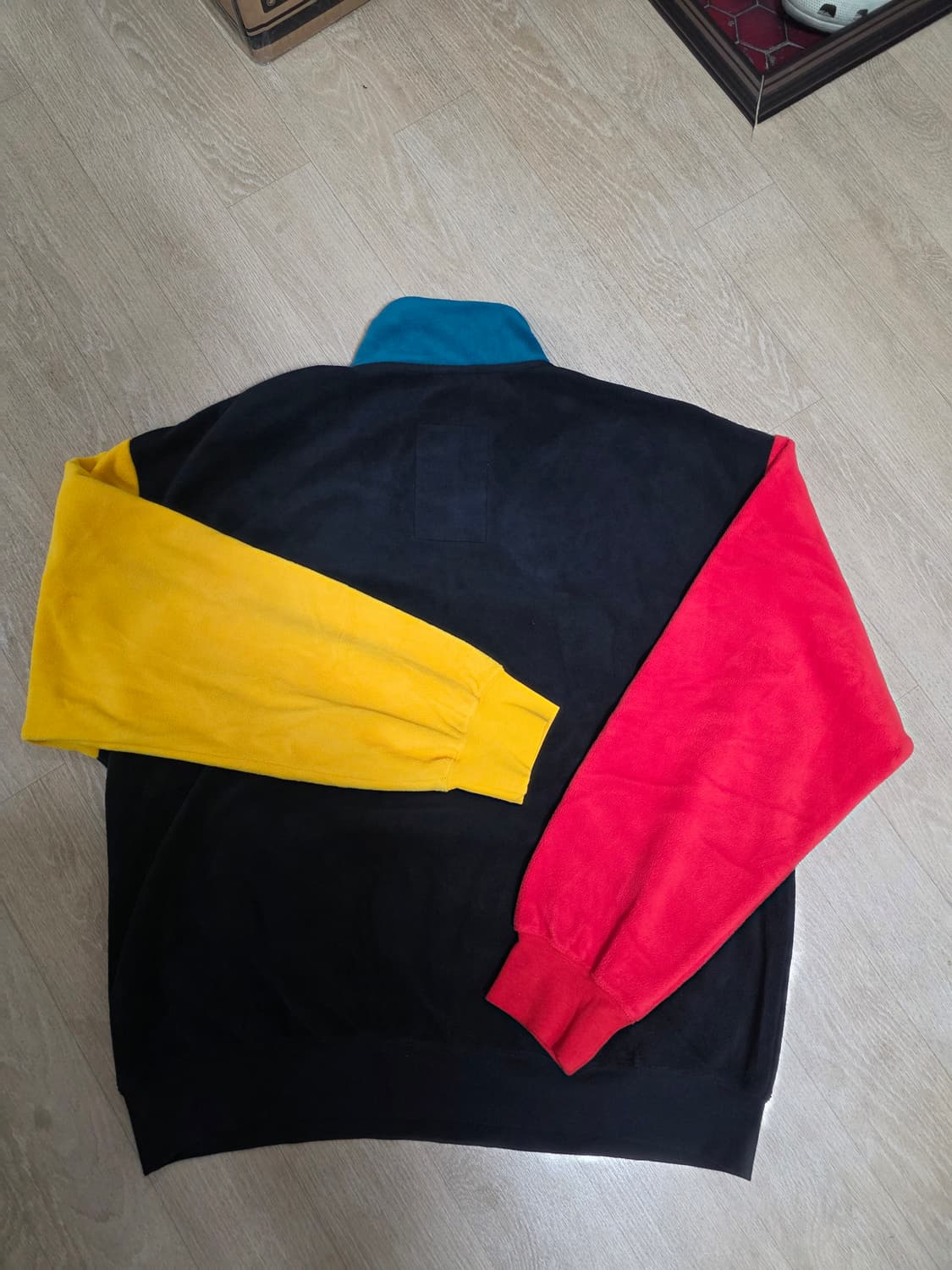 나이키 아카이브 1993 리이슈 컬러블럭 쿼터집업 플리스 XL 상품이미지6