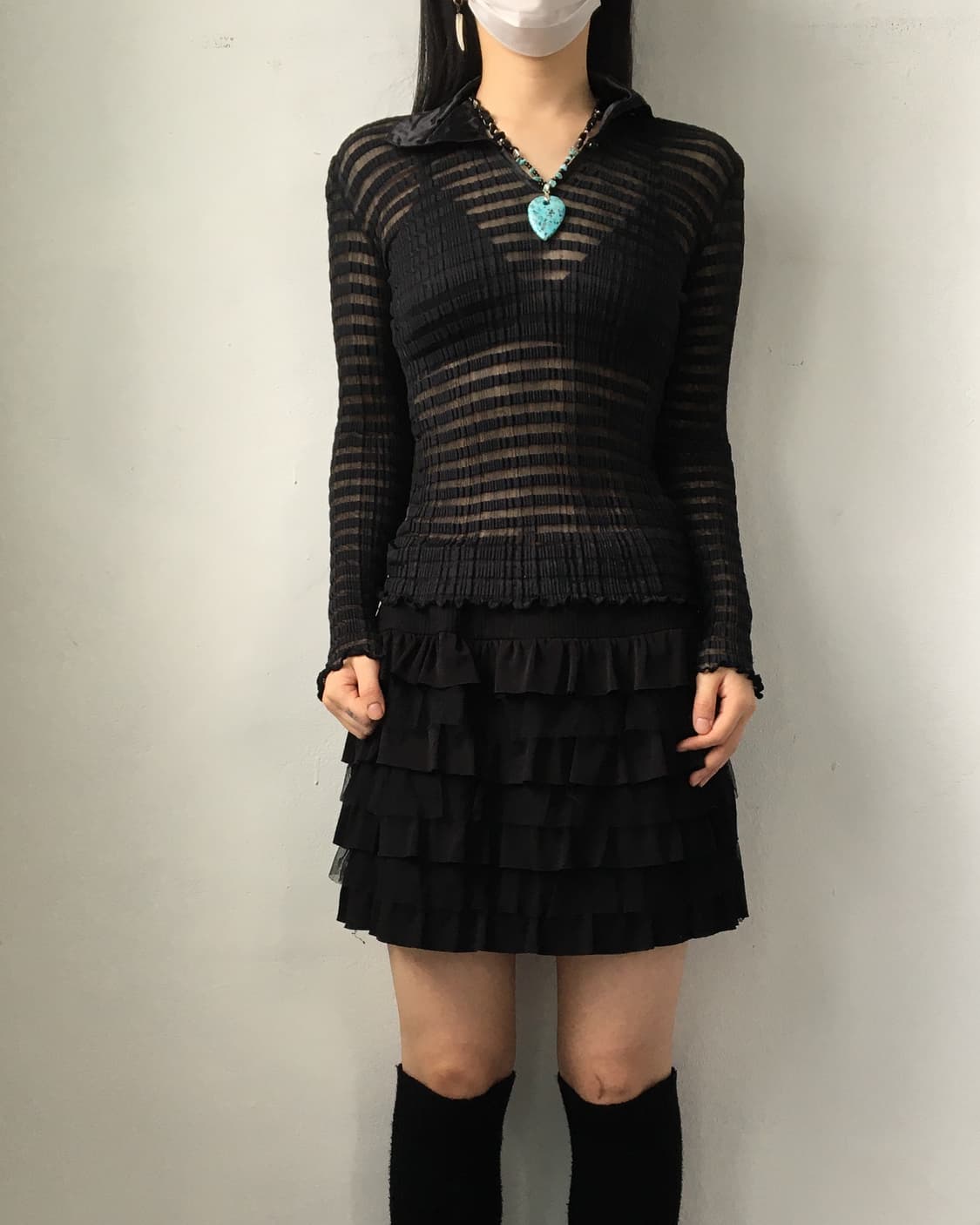 Layer point skirt 상품이미지3
