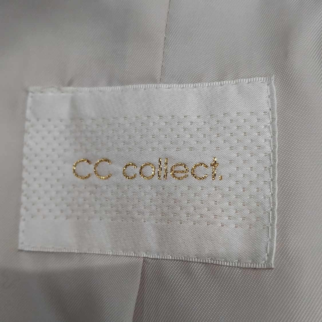 씨씨콜렉트 아이보리 울 혼방 코트 (허리끈분실) 상품이미지5