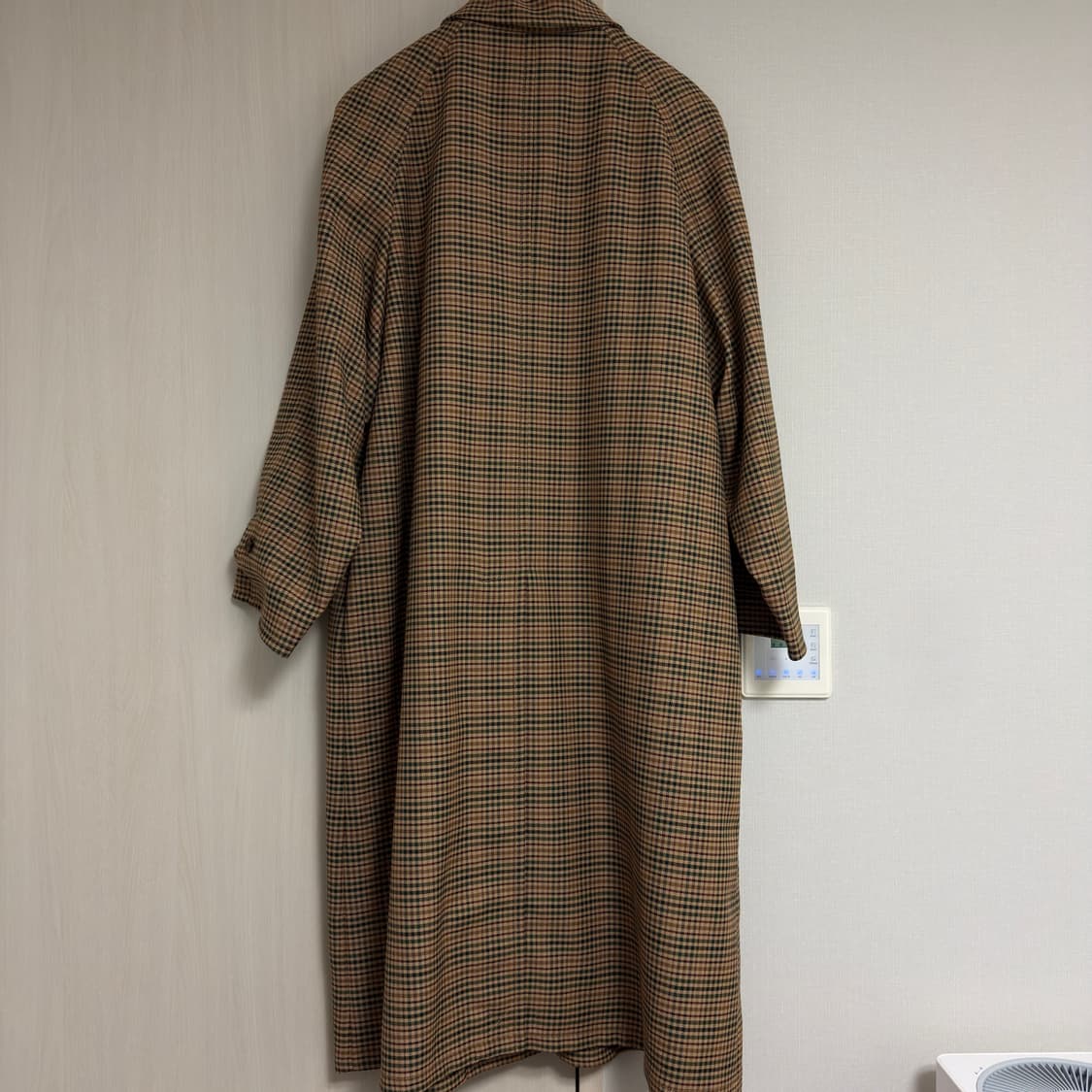 KENZO 겐조 체크 트렌치 코트 52 새상품 상품이미지6