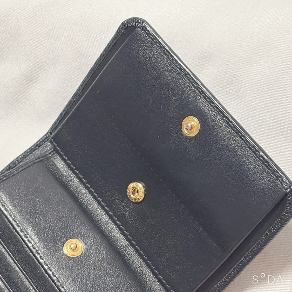 프라다 사파이노 반지갑 블랙 상품이미지6