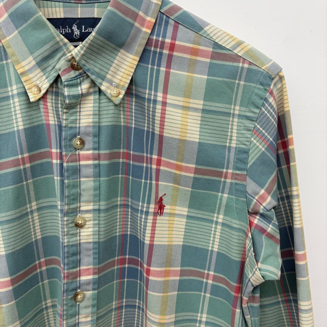폴로 랄프로렌 멀티컬러 체크 셔츠 남M 상품이미지2