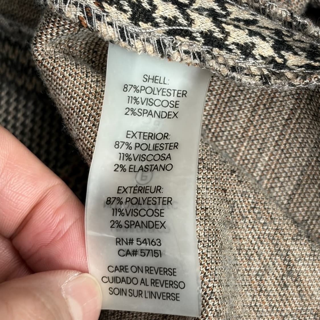 CALVIN KLEIN 체크 브이넥 원피스 2 상품이미지5