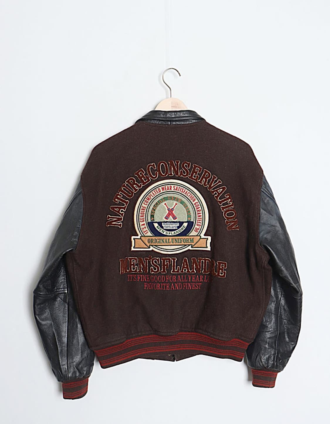90's MEN'S FLANDRE Varsity Jacket 상품이미지8