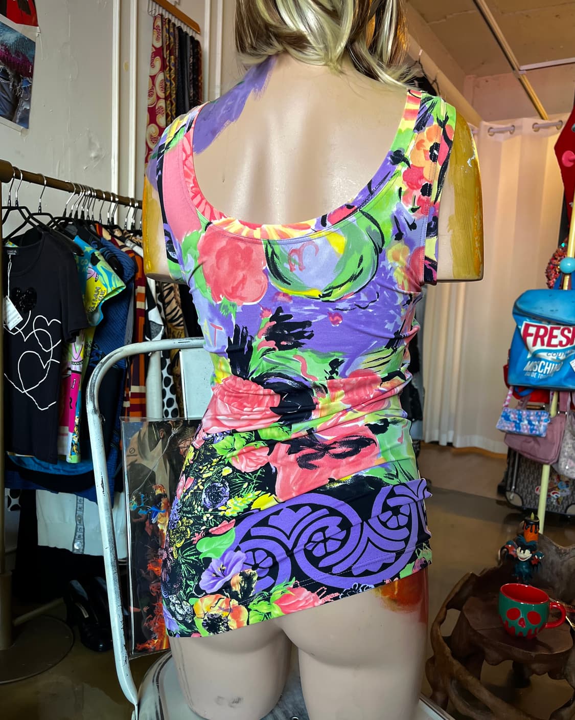 1990s VERSACE Floral Sleeveless Top 상품이미지3