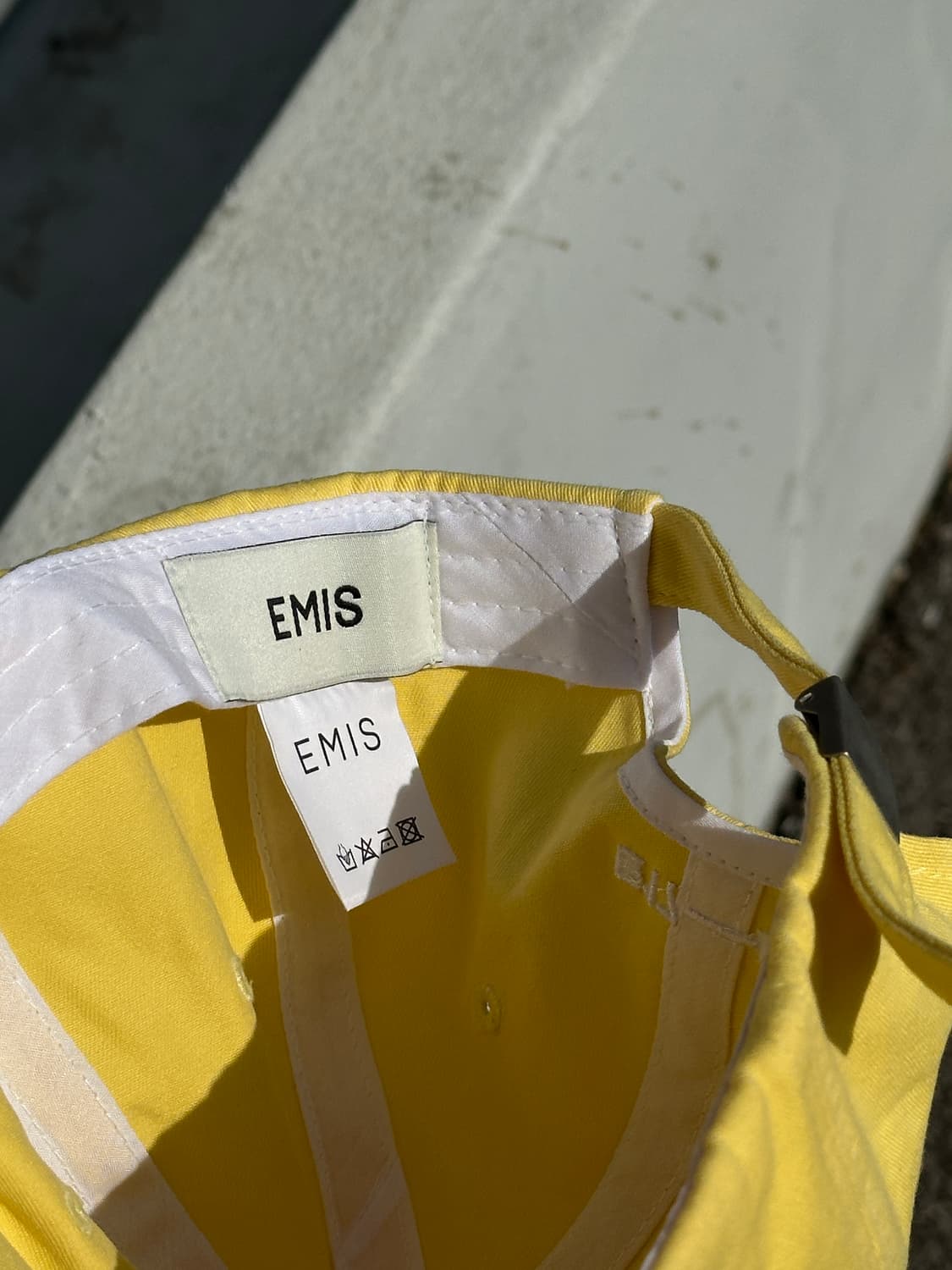 [M] emis 이미스 옐로우 볼캡 모자 상품이미지6