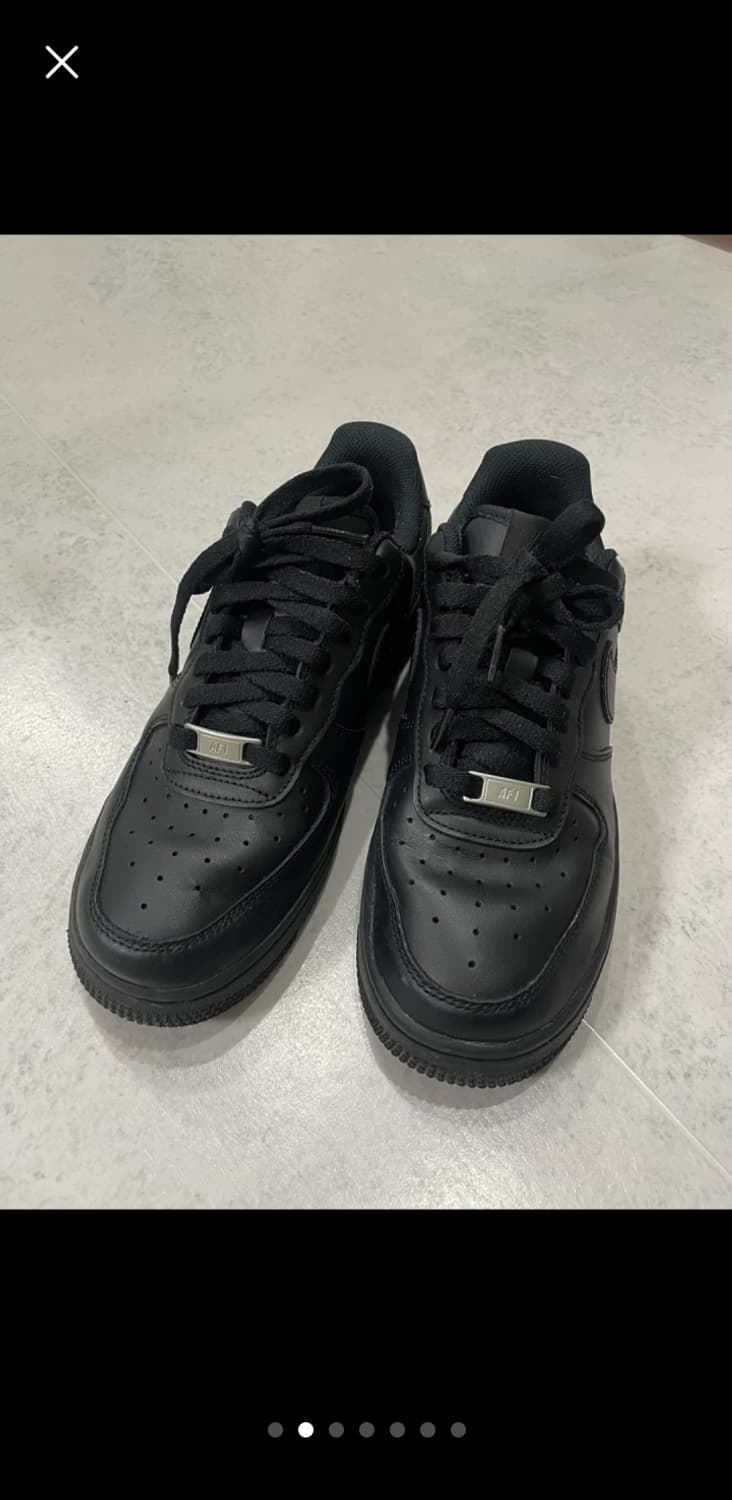 에어포스w 올블랙 240 상품이미지1