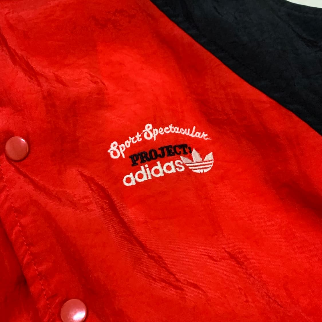 80s 빈티지 Adidas 봄버 자켓 (L) 상품이미지3