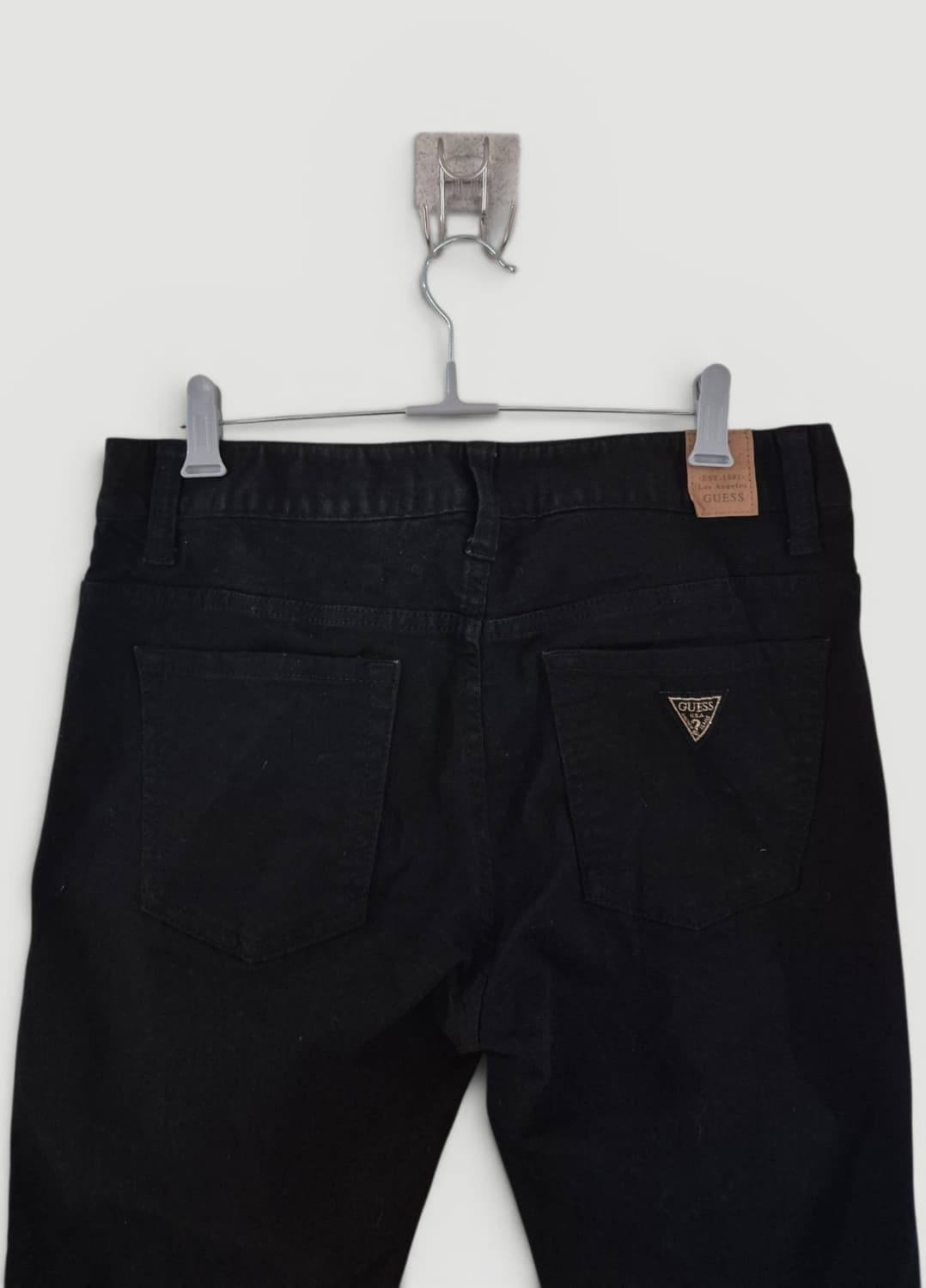 [29~30]게스 블랙 스판바지 팬츠 여성 S/S 상품이미지1