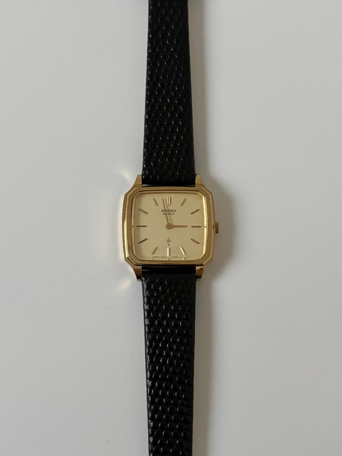 1980s Gold Square Ladies Quartz 상품이미지3
