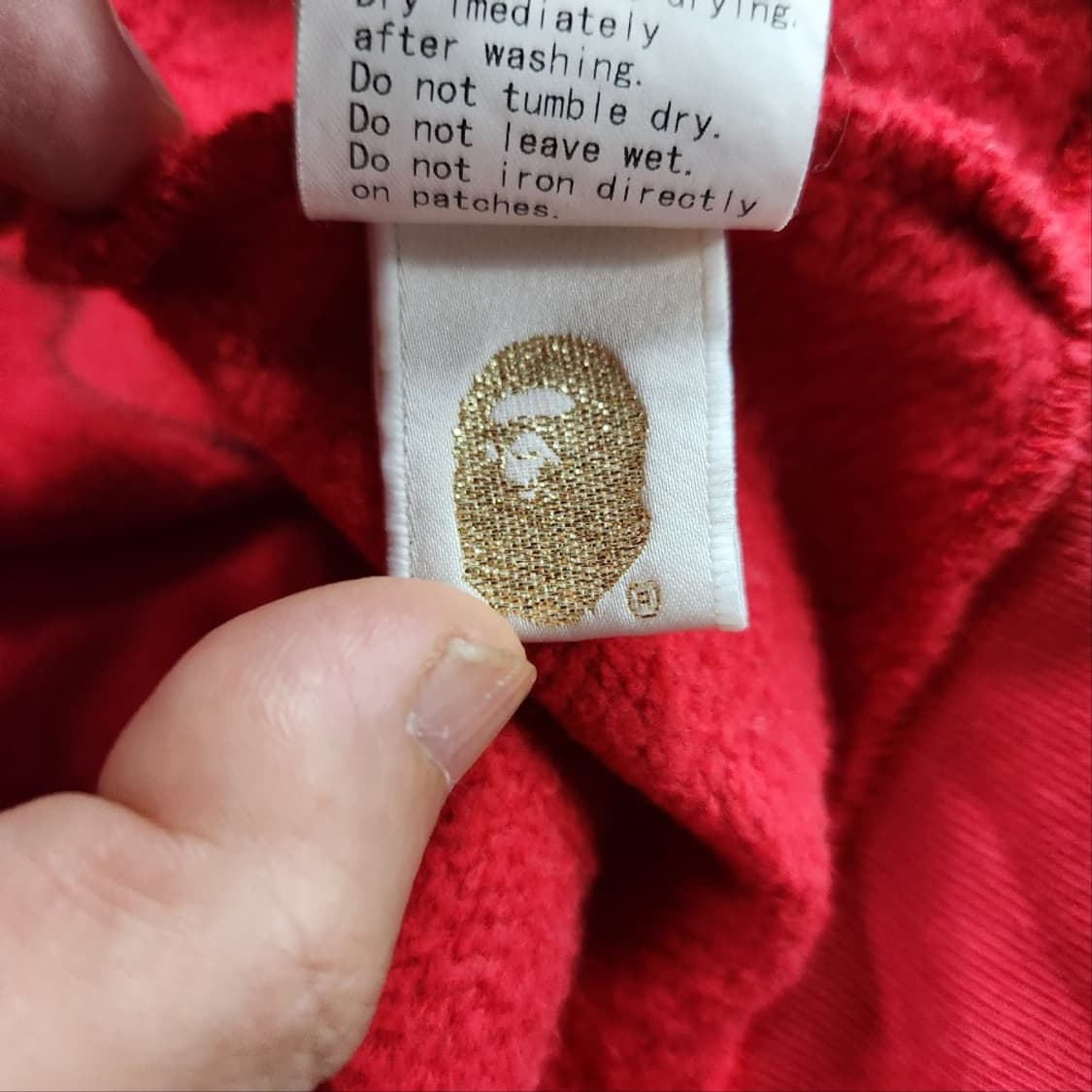 [남M]베이프 코튼 패치 가디건[Y62-144] 상품이미지10