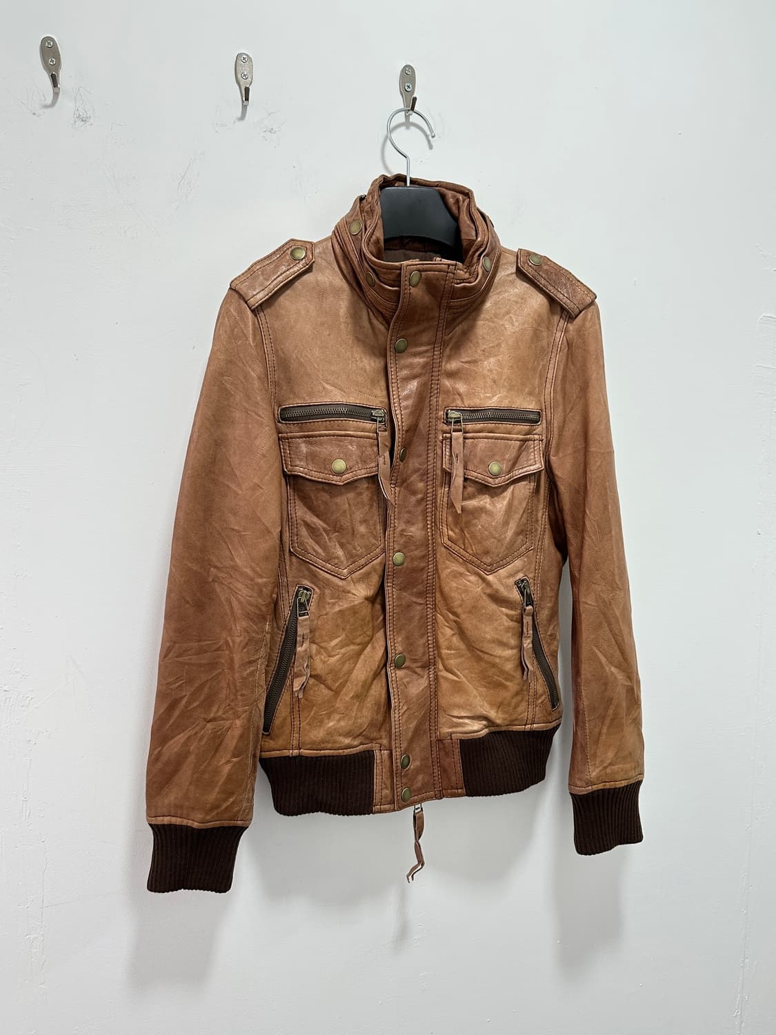 House of Blues sheepskin leather stud bl 상품이미지5