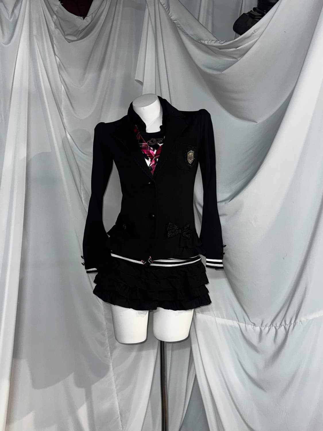 Liz Lisa 리즈리사 캐캐체 아무사복깔 하라주쿠 키치 펑크 코디세트  상품이미지8