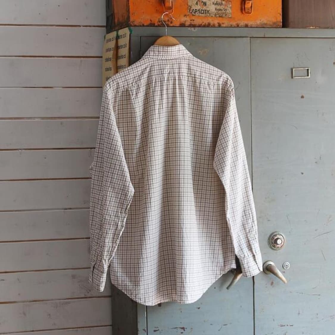 (착용컷) 폴로 랄프로렌 클래식 체크 셔츠 (L) 상품이미지4