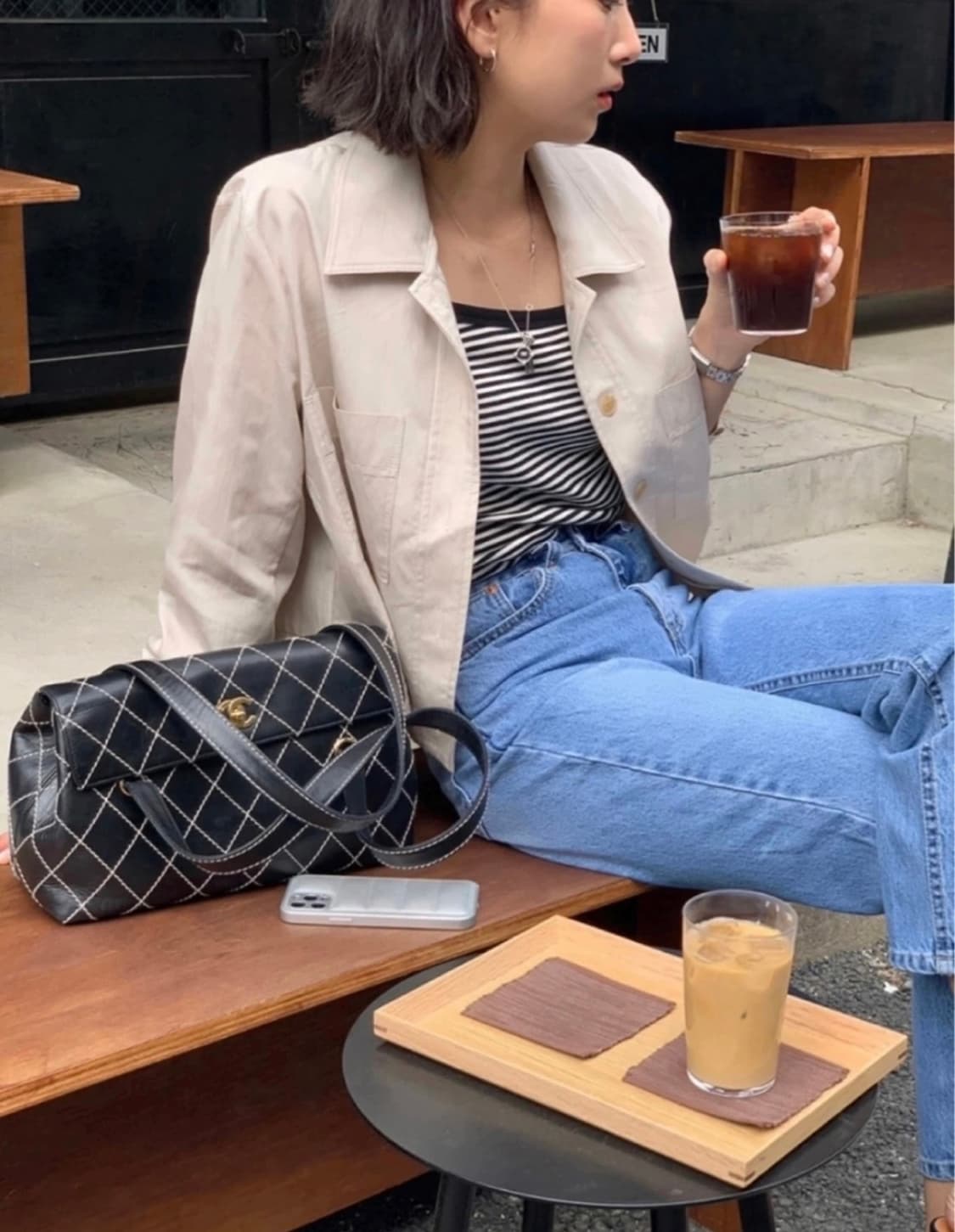 에이치모드 베이지셔츠 상품이미지2