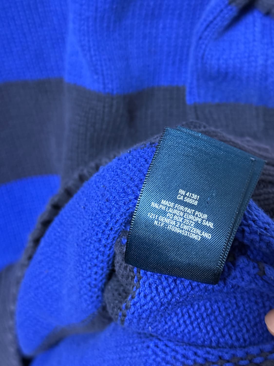 폴로 반집업 니트 상품이미지8