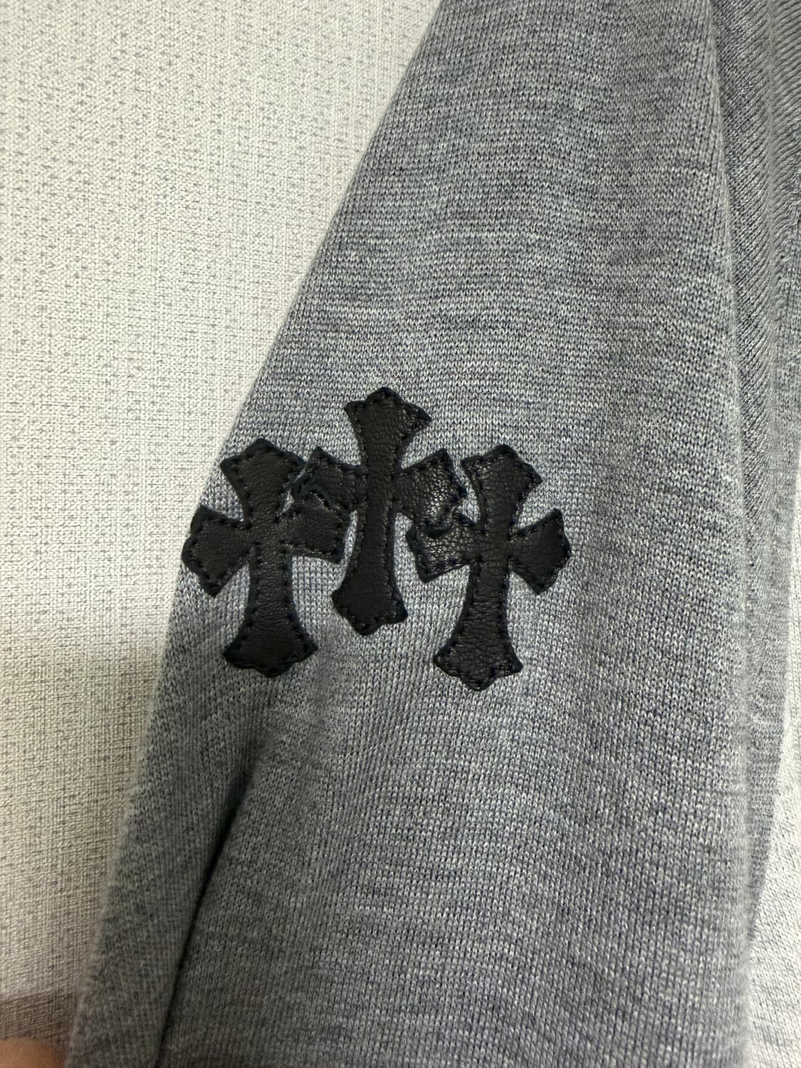 크롬하츠 베이스볼 실크 니트 3크로스패치 (신상품) 상품이미지3