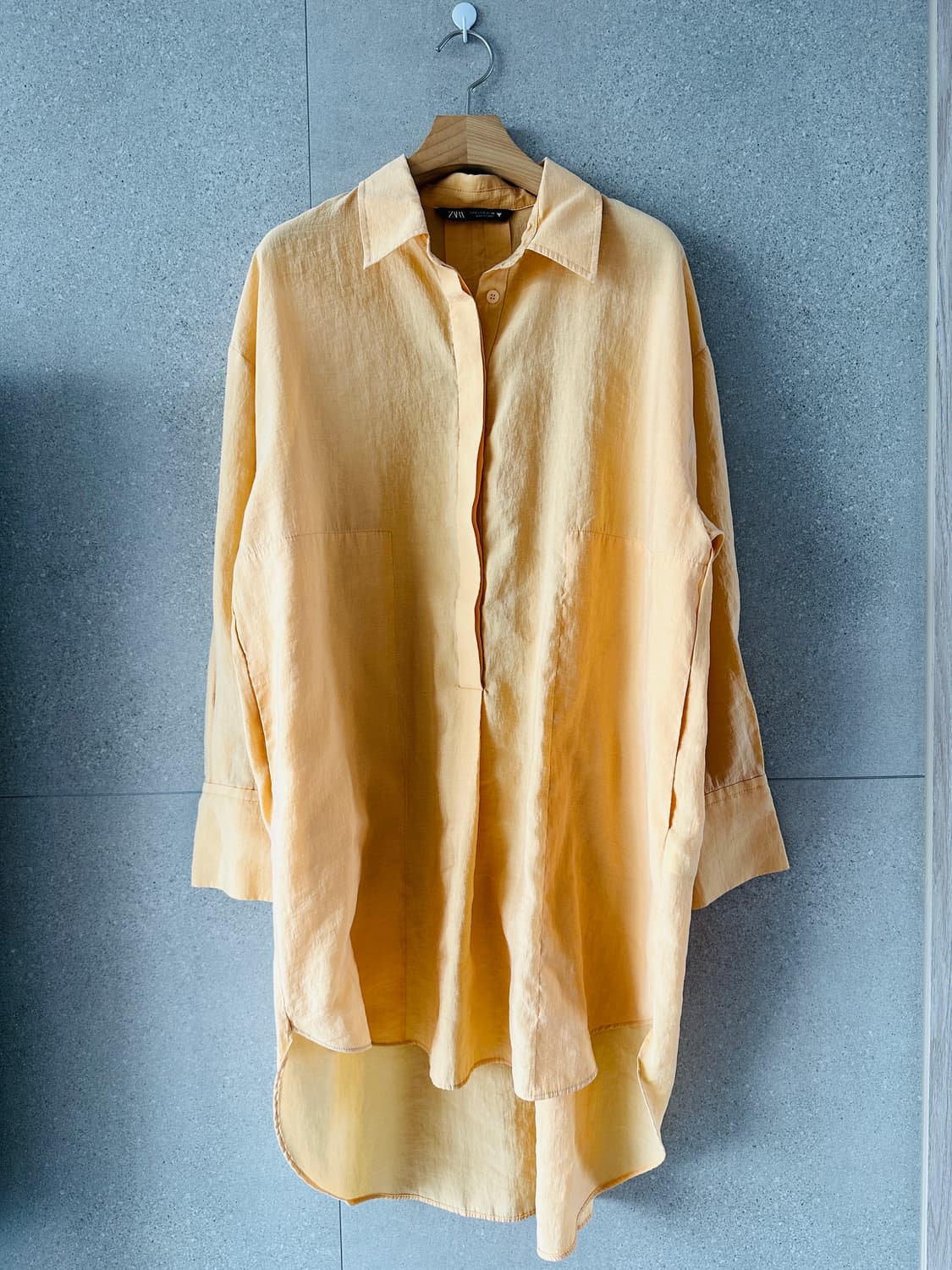 오버사이즈 롱 셔츠 상품이미지1