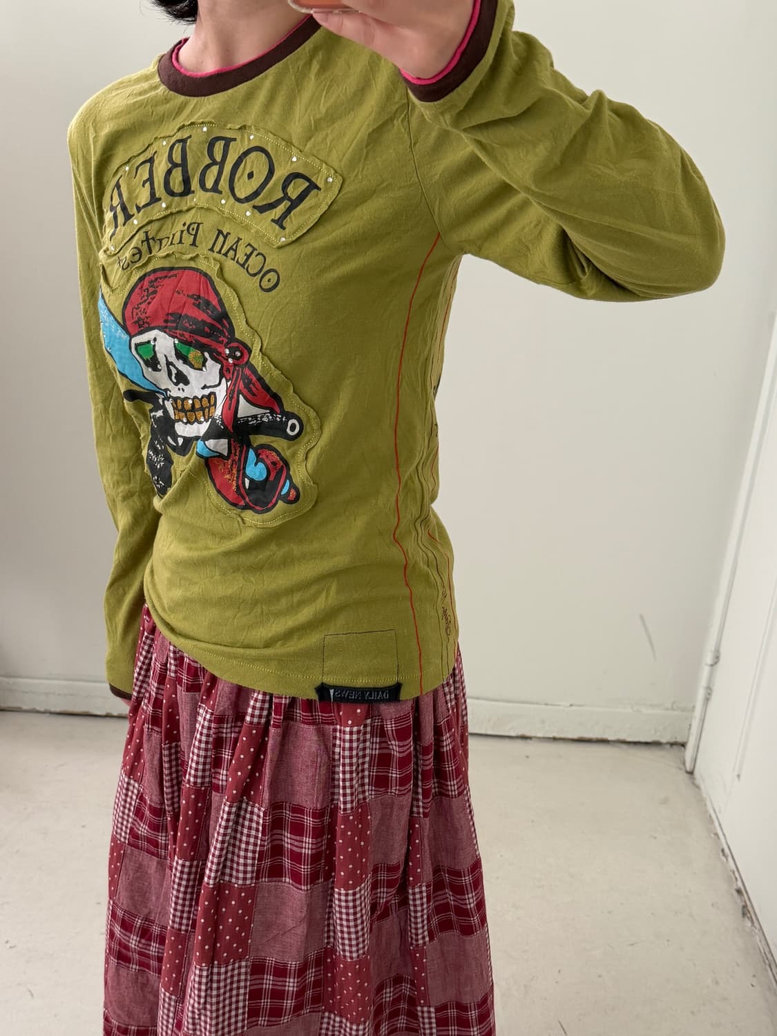 일본빈티지 y2k 괴짜 롱슬리브 상품이미지3