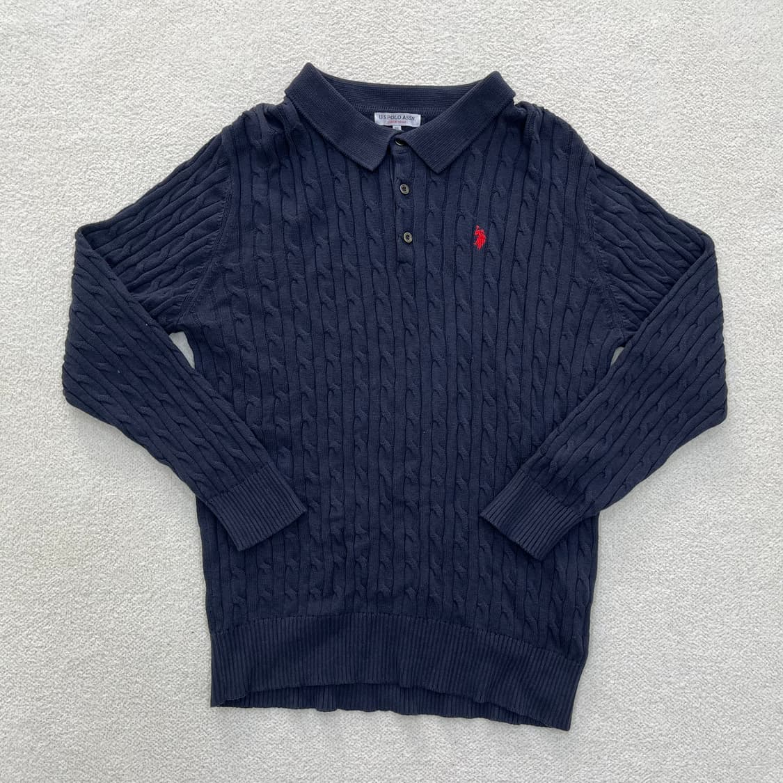 3XL US폴로 케이블 카리 니트 0312M1 상품이미지1