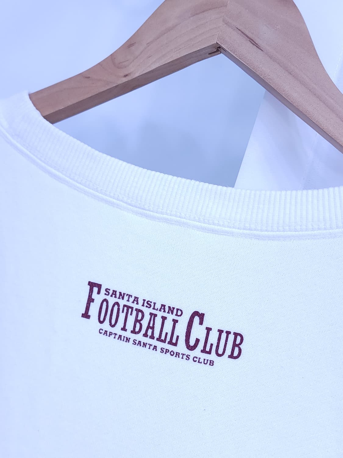 캡틴산타 XL 화이트 맨투맨  상품이미지10