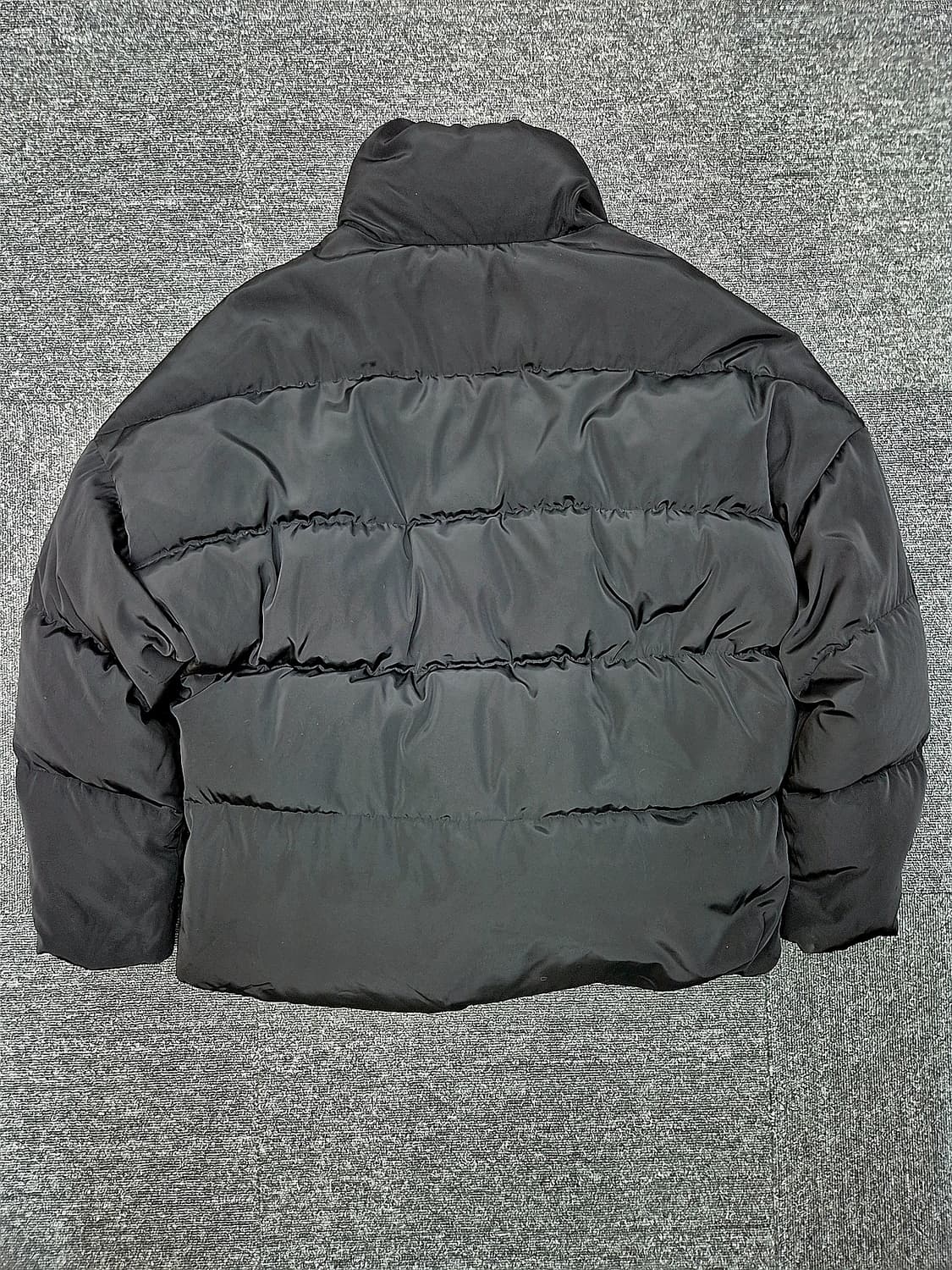 [M]<플립>블랙 패딩 점퍼 상품이미지5