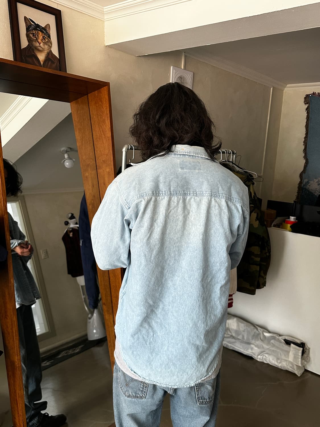 90s~00s Harley-Davidson Denim Shirt 상품이미지3