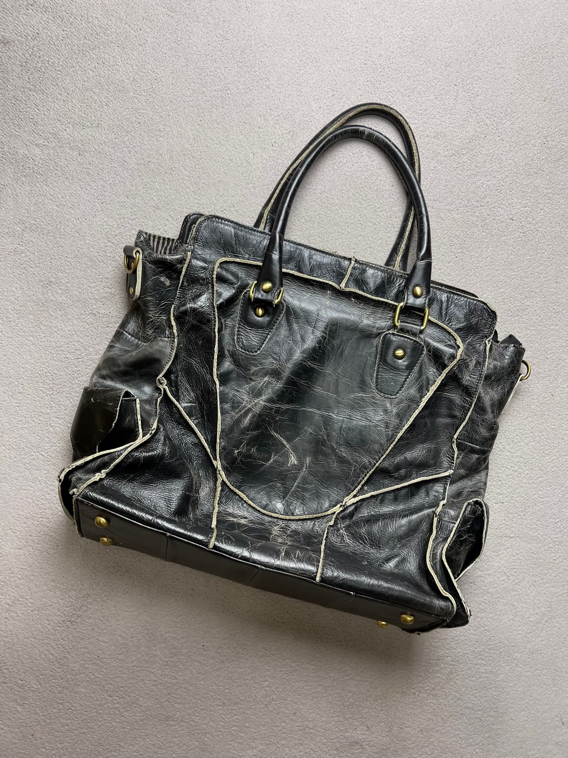 CONNIE LINE 빈티지 소가죽가방 - 숄더백 상품이미지1