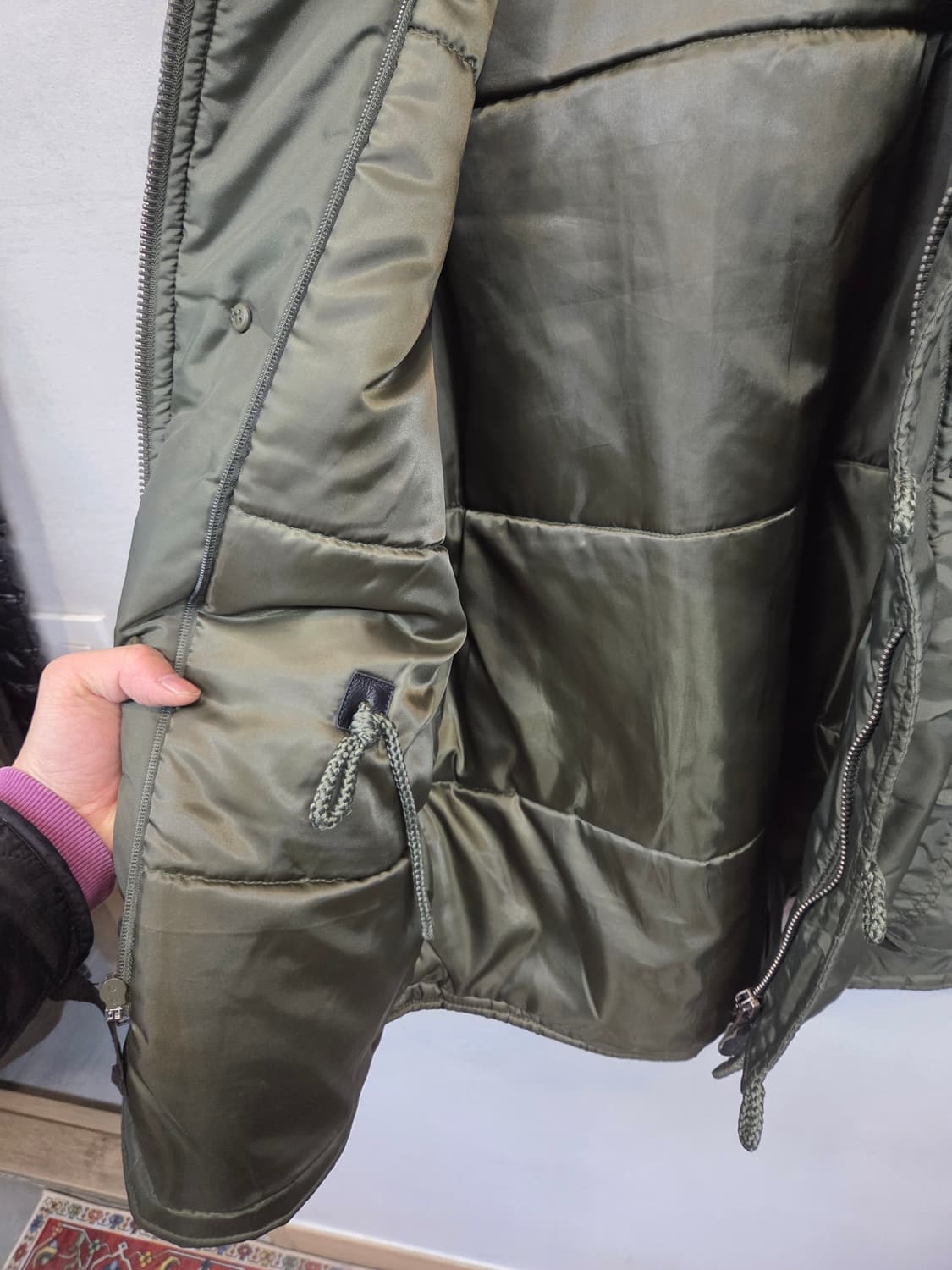 X tonz 인더스트리즈 밀리터리 야상 패딩자켓 L 상품이미지6