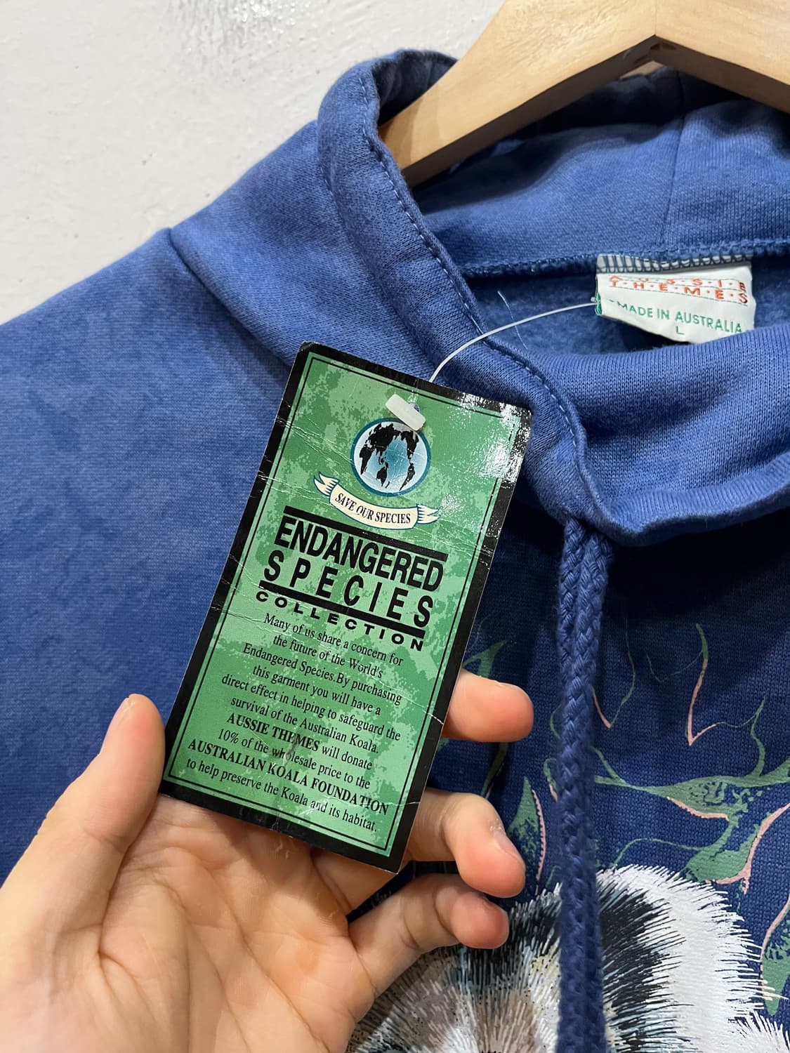 AUSSIE THEMES 오지테마 호주산 코알라 맨투맨 미사용품  상품이미지8