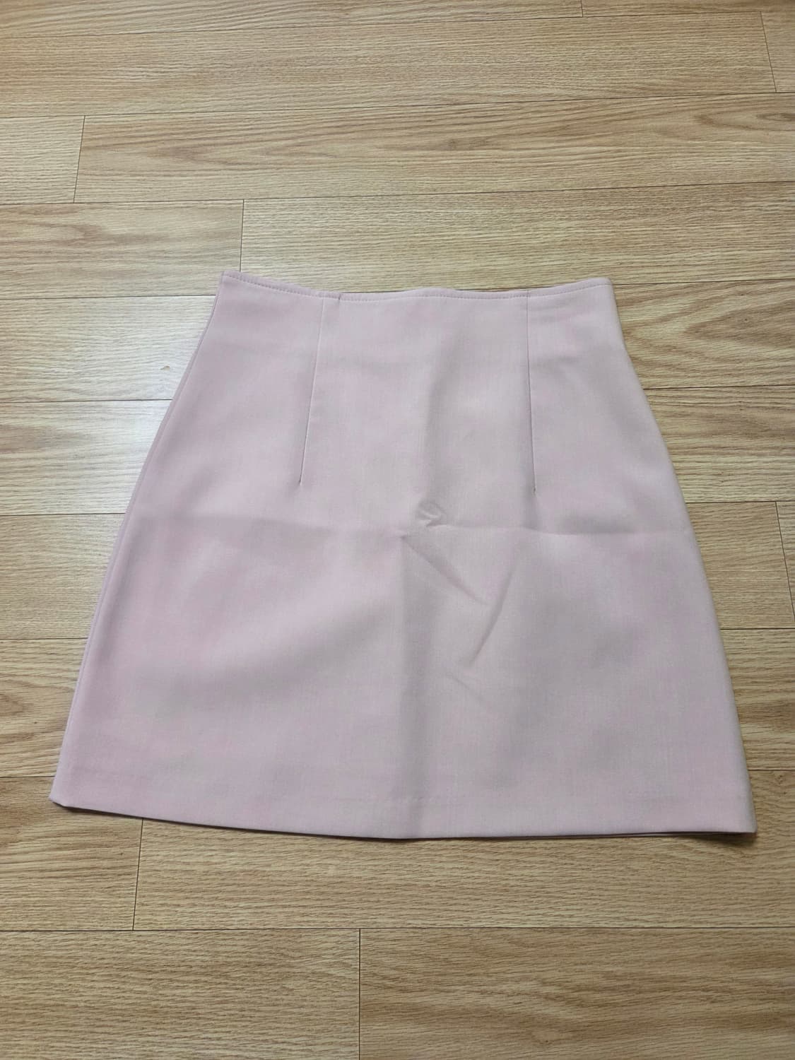 핑크색 H라인 스커트 상품이미지1