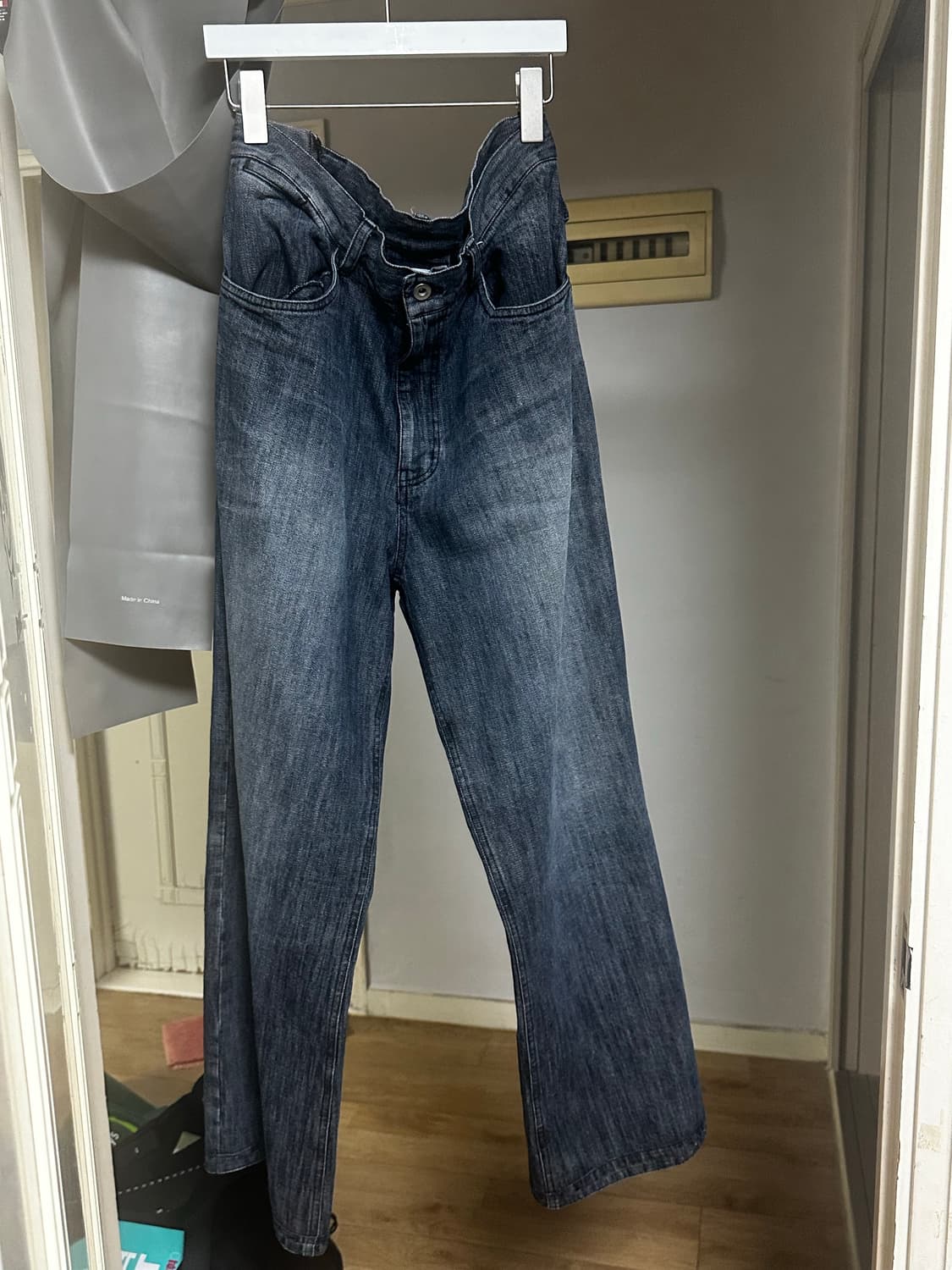 3)수선상품 폴리테루 에이지드 고시마 데님팬츠 워시드미드인디고 상품이미지2