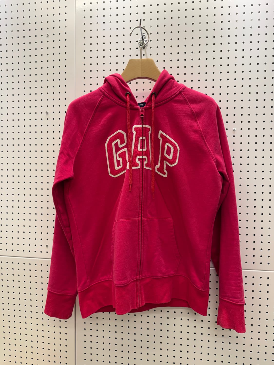 갭 빅로고 올드스쿨 핑크 후드 집업 U118 상품이미지2