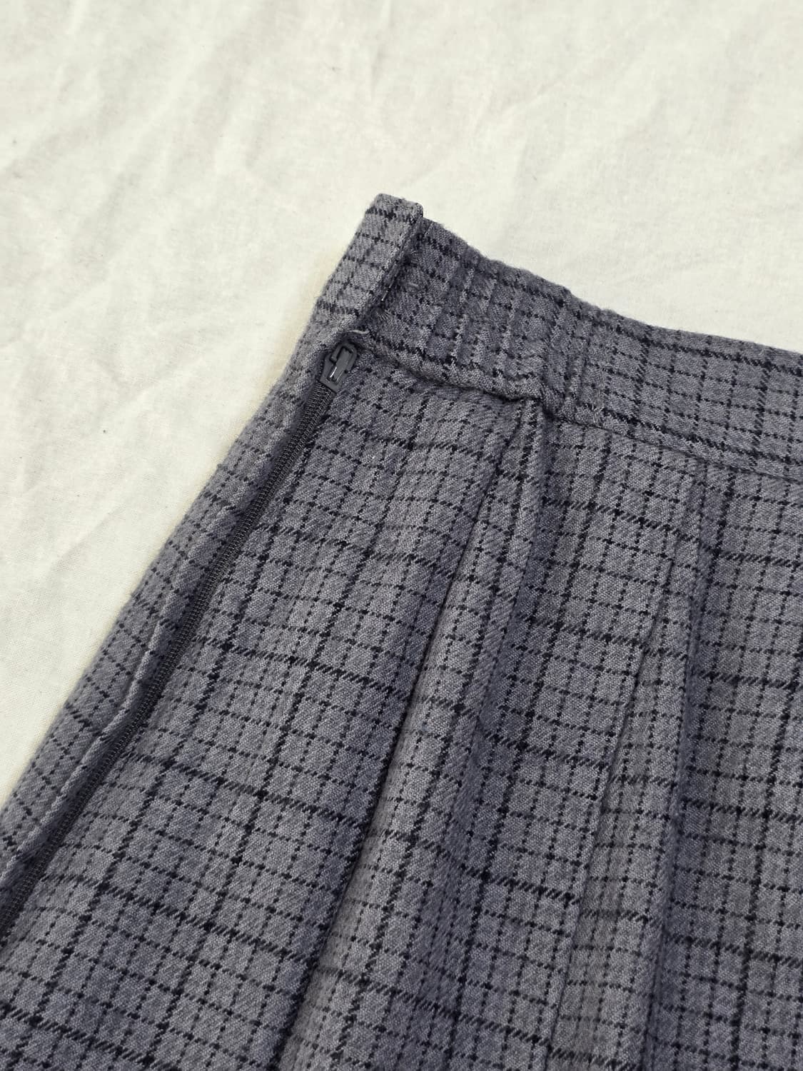 모리걸 갸루 체크 플리츠 롱 스커트 일본빈티지 상품이미지3