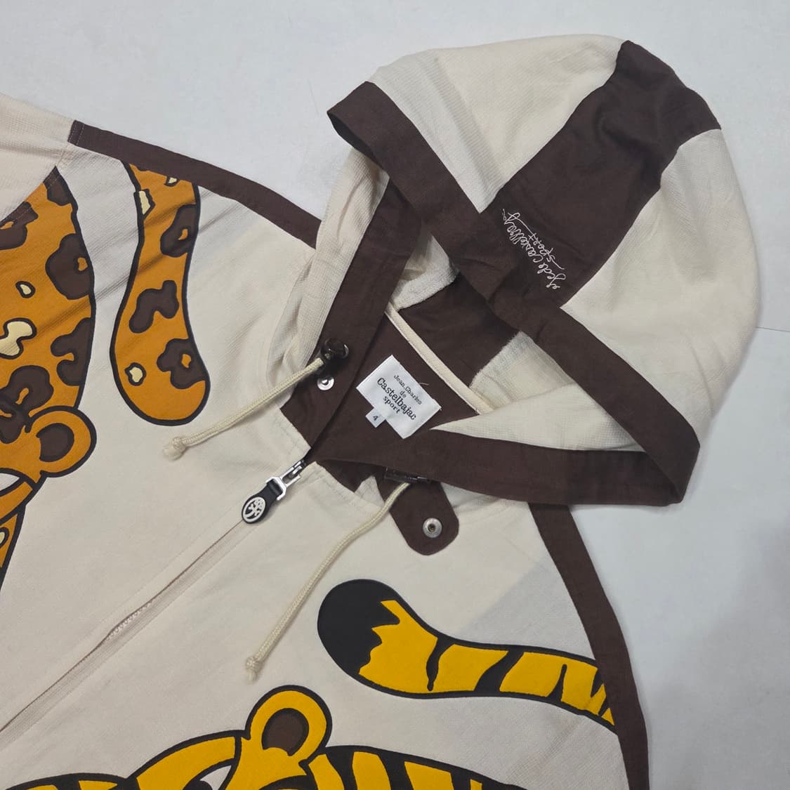 [카스텔바작] 마이크로 와플 후드집업 2XL 상품이미지2