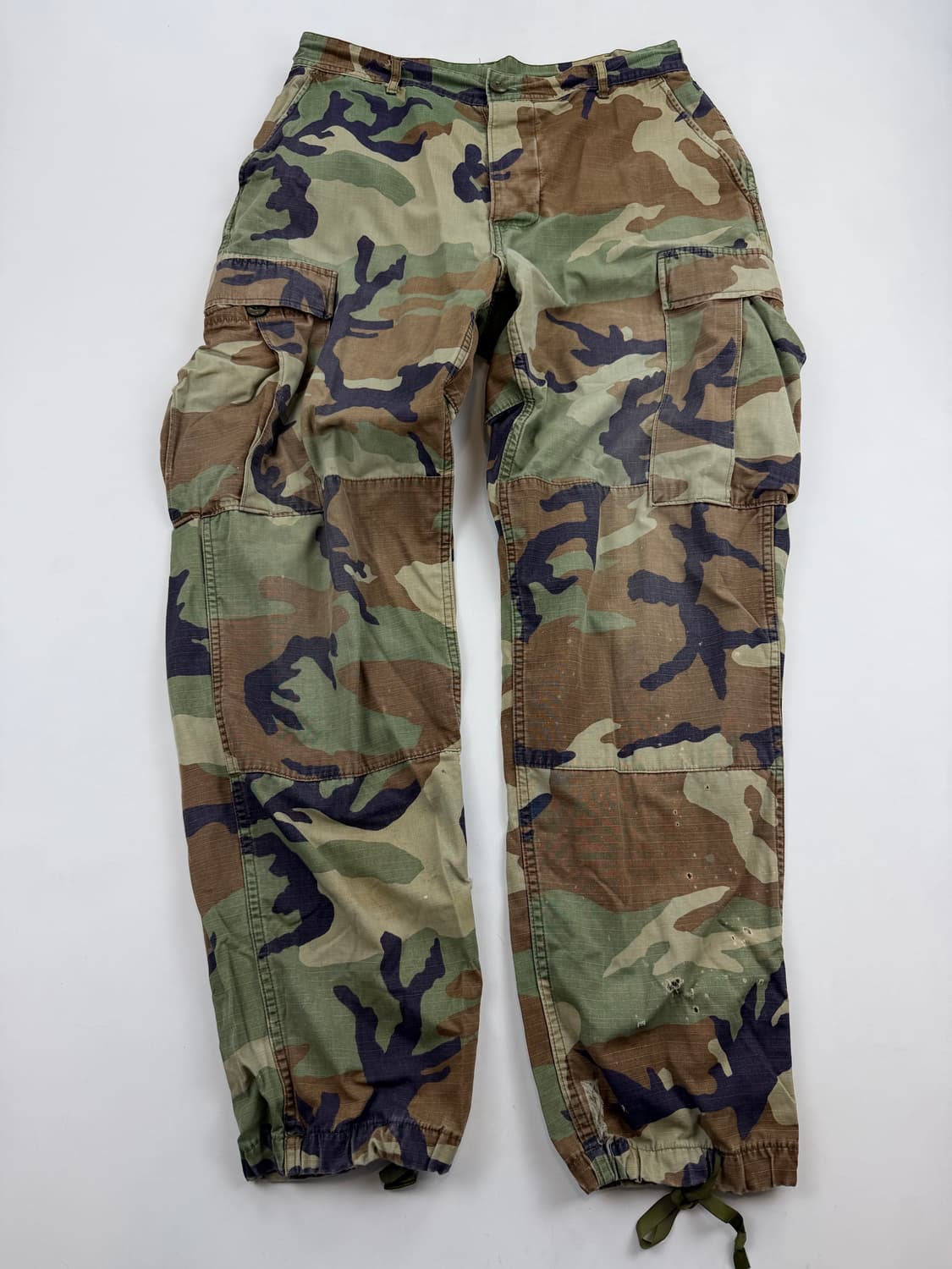 미군 80s 우드랜드 카모 바지 상품이미지1