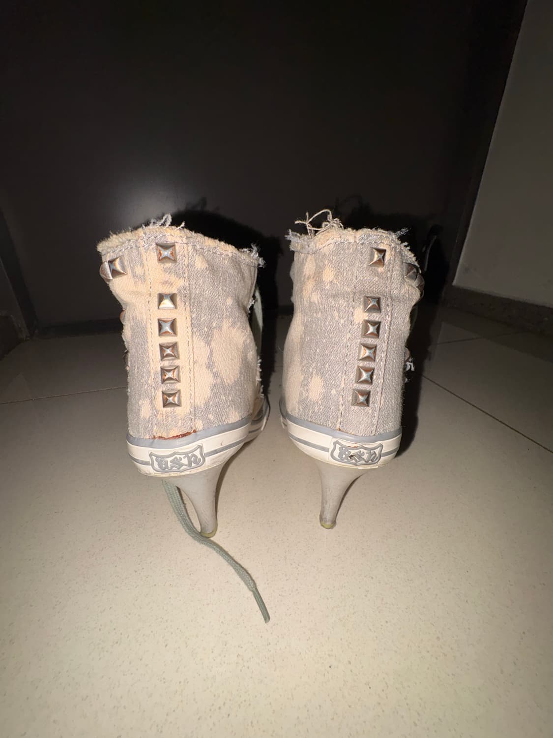 ASH 데님 스니커즈 힐 상품이미지3