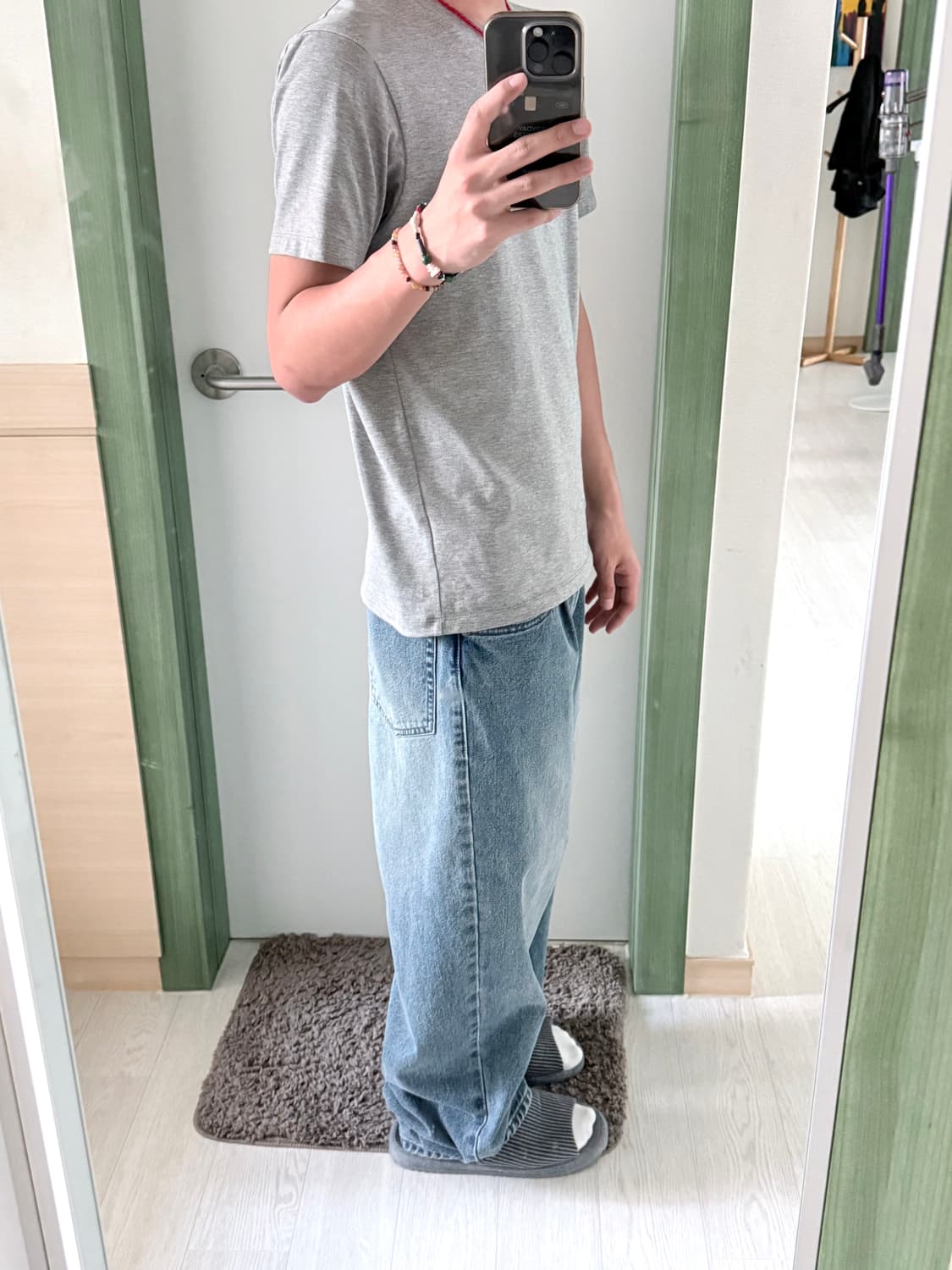 Thisisneverthat Loose Jeans Washed Blue  상품이미지3