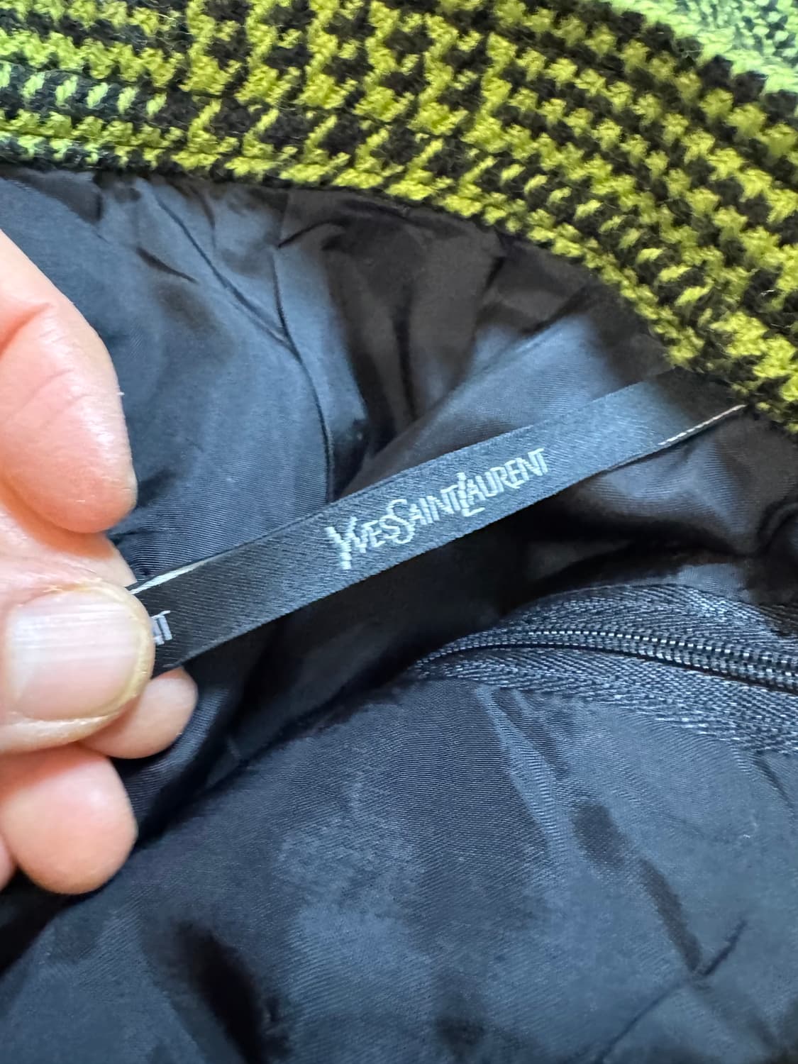 빈티지 입생로랑 울 스커트 상품이미지8