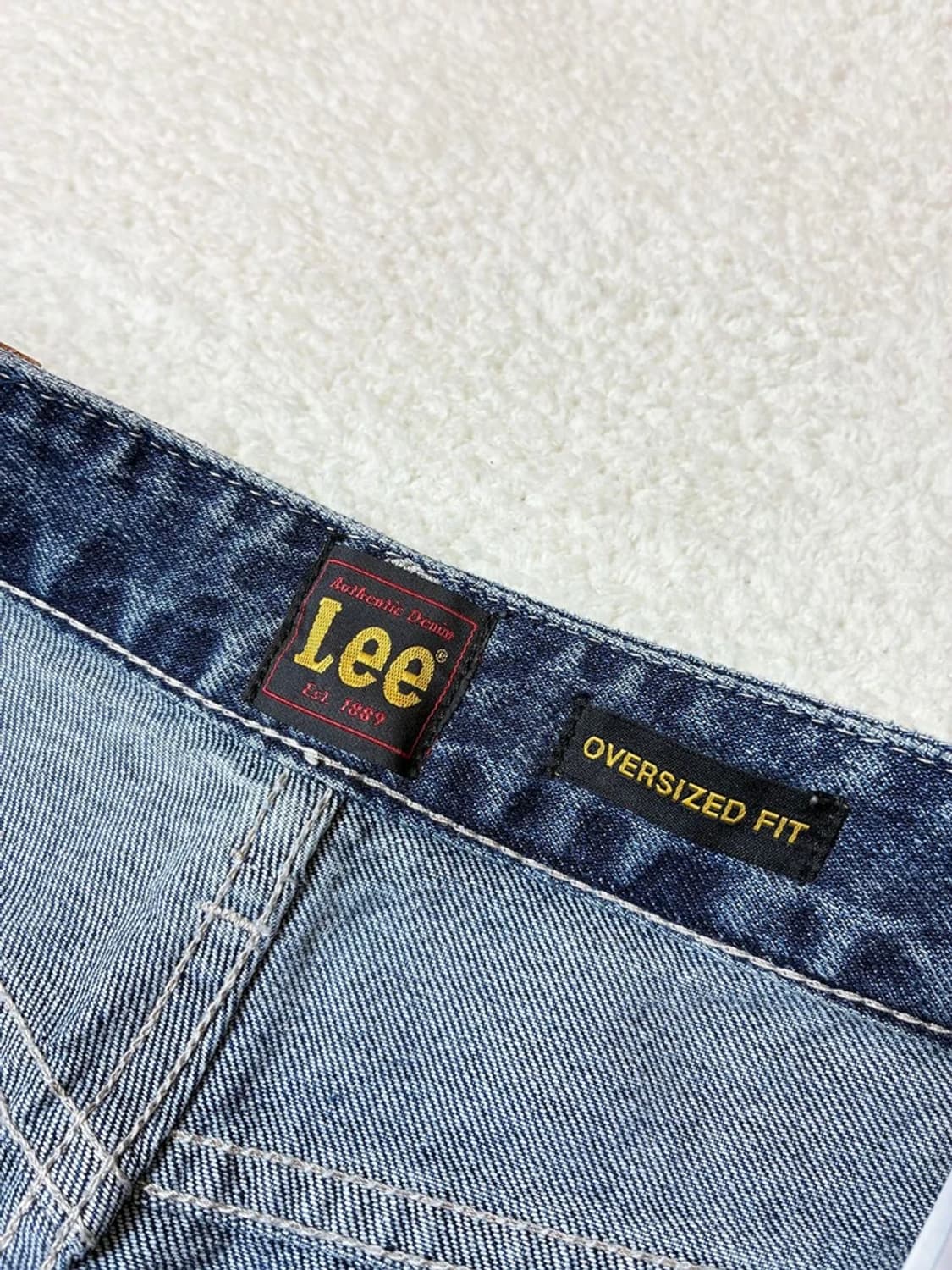 Lee 리 23FW 세미 와이드 데님 팬츠 PN6414 상품이미지7